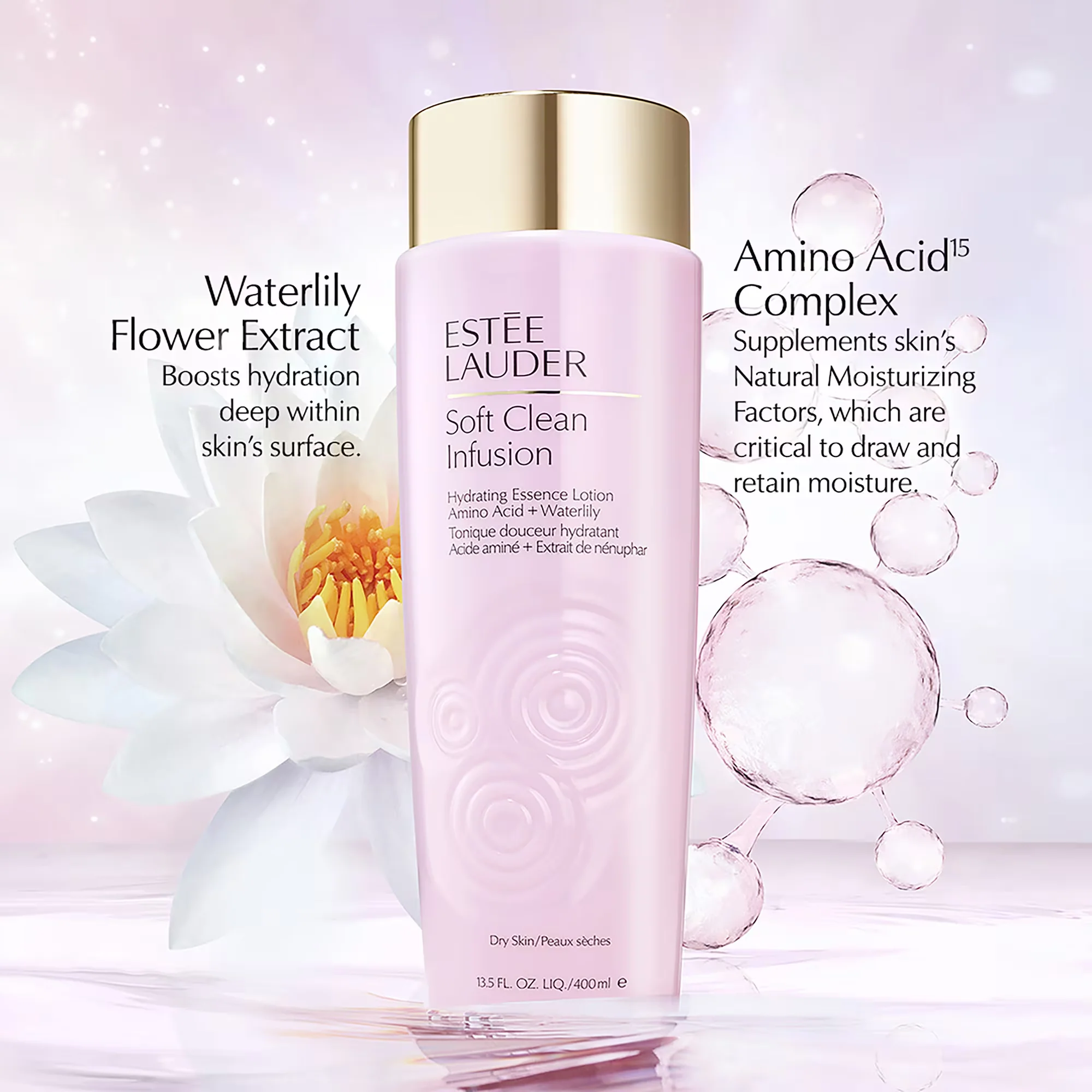 Estée Lauder Soft Clean Infusion Hydrating Essence Treatment Lotion - 13.5 oz. - Image 3