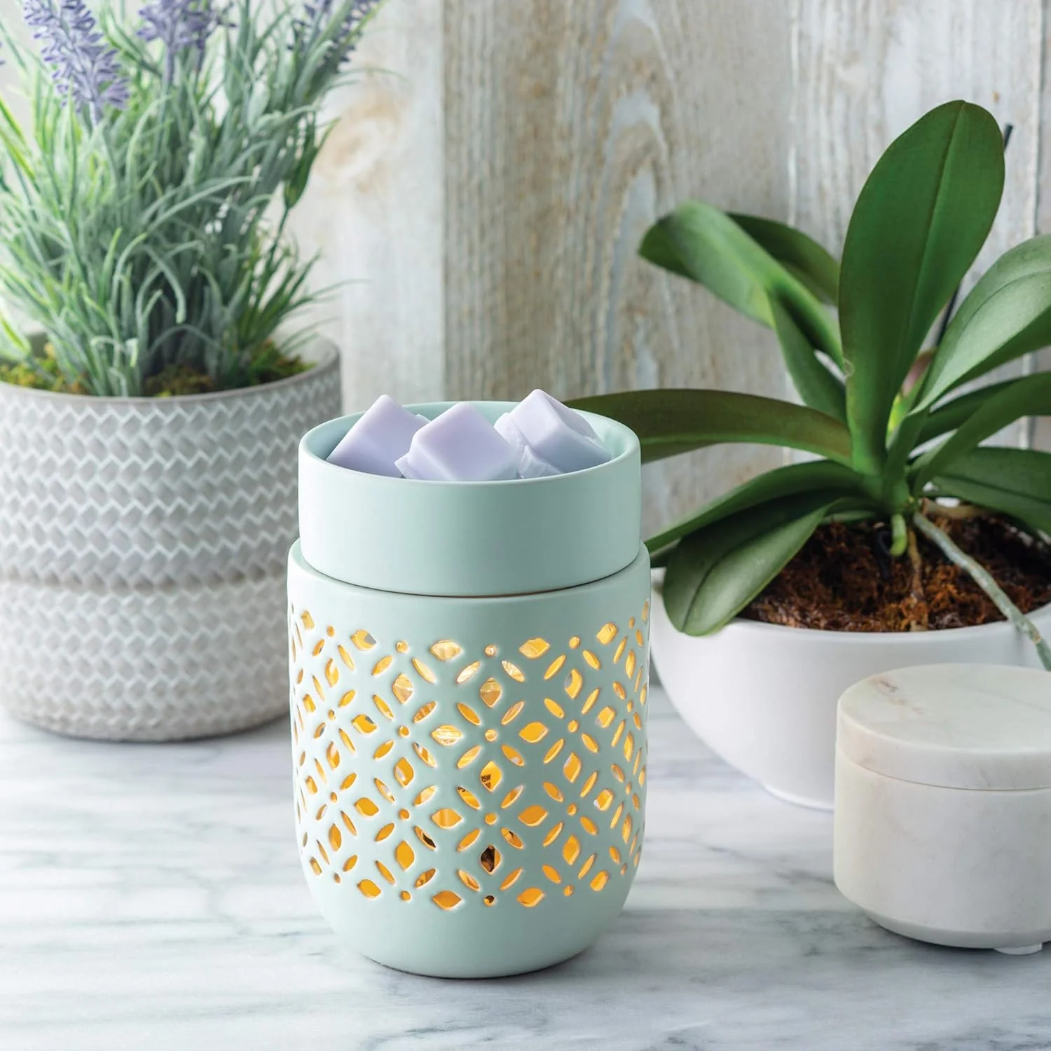 Candle Warmers Etc. Soft Mint Illumination Fragrance Warmer - Image 2