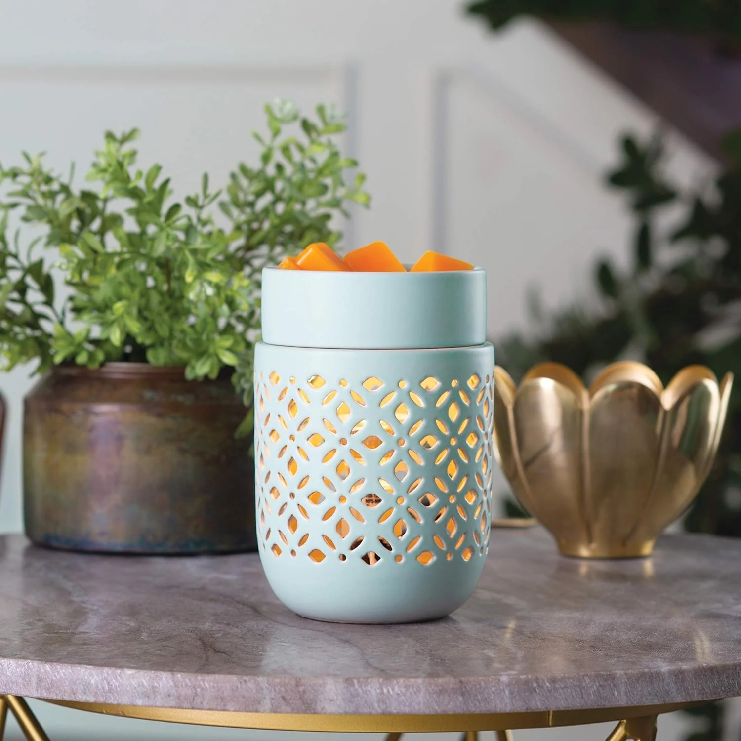 Candle Warmers Etc. Soft Mint Illumination Fragrance Warmer - Image 3