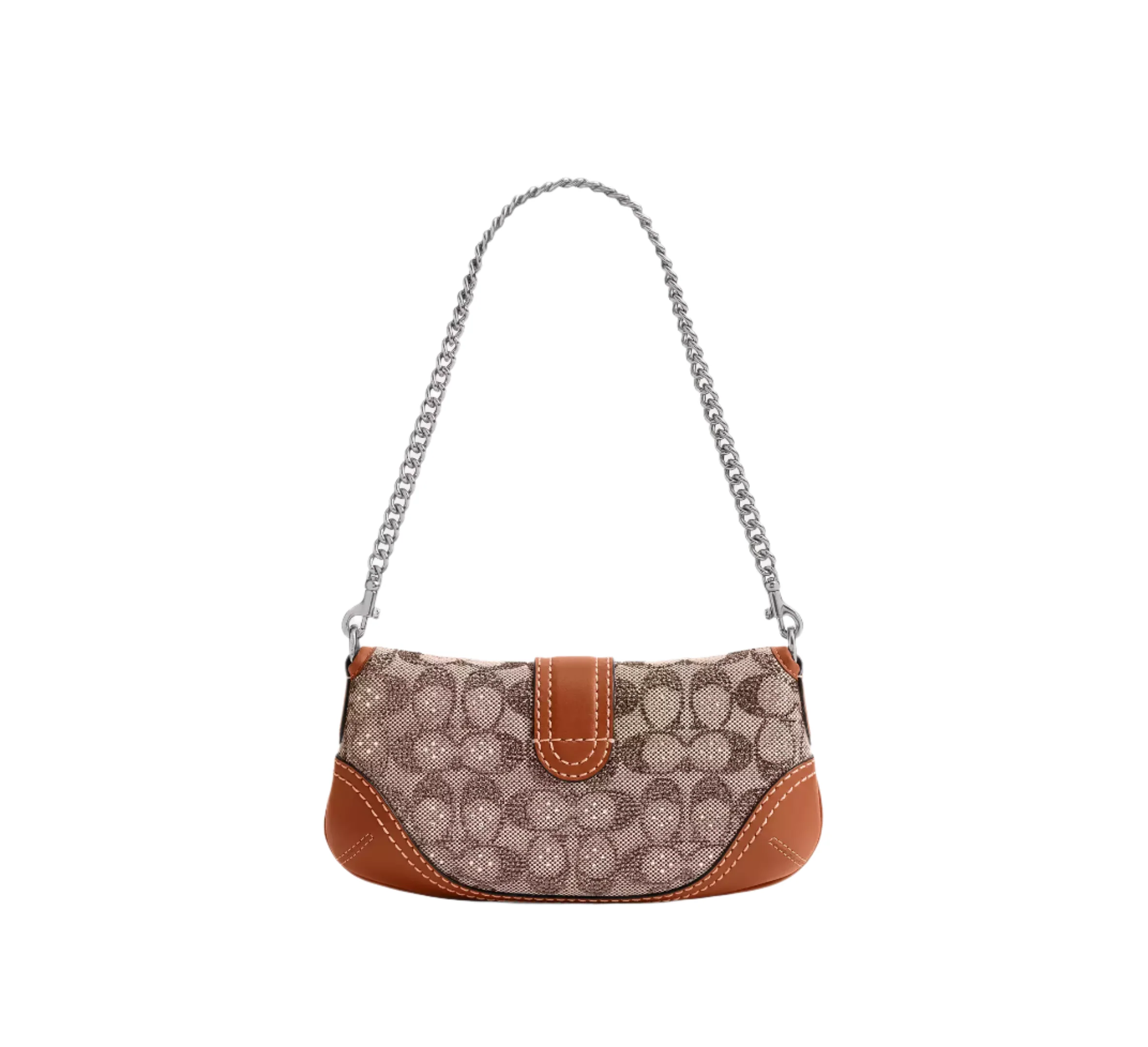 Coach Crystal Signature Jacquard Soho 25 Shoulder Handbag - Image 3