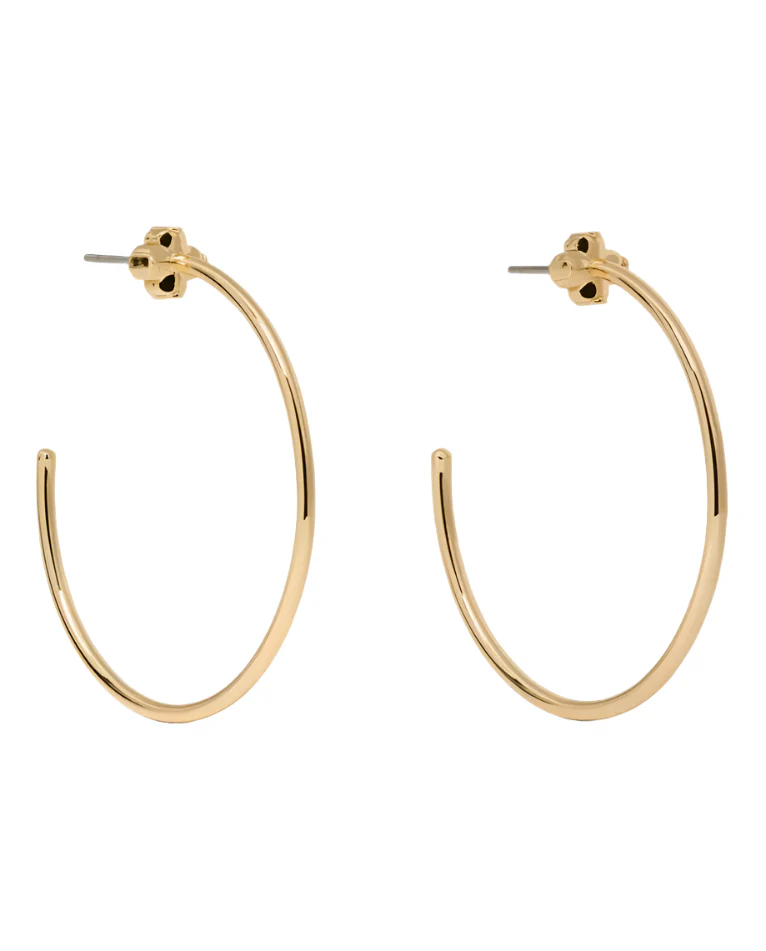 Kate Spade Spade Flower Hoop Earrings