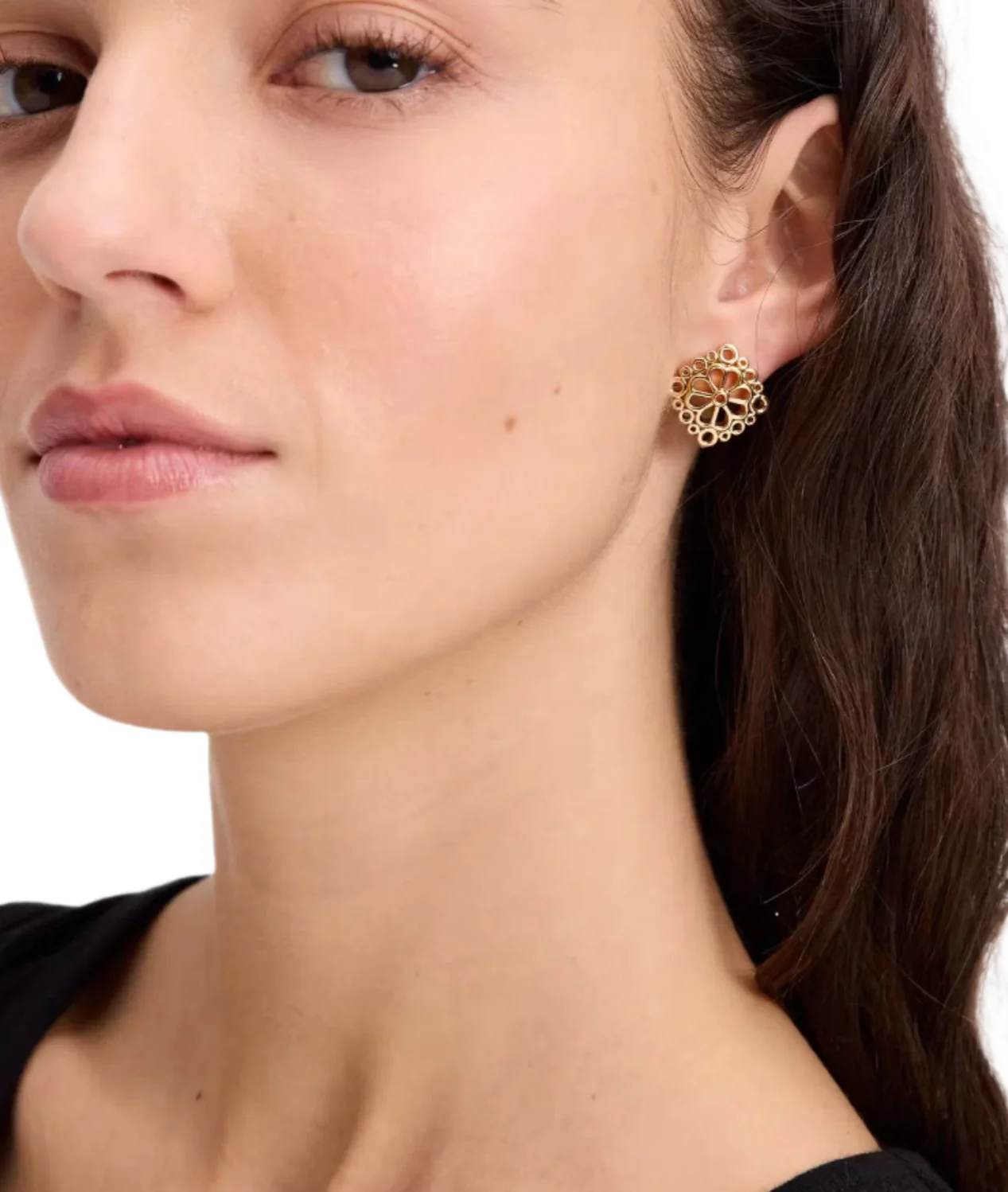Kate Spade Spade Flower Lace Stud Earrings - Image 3