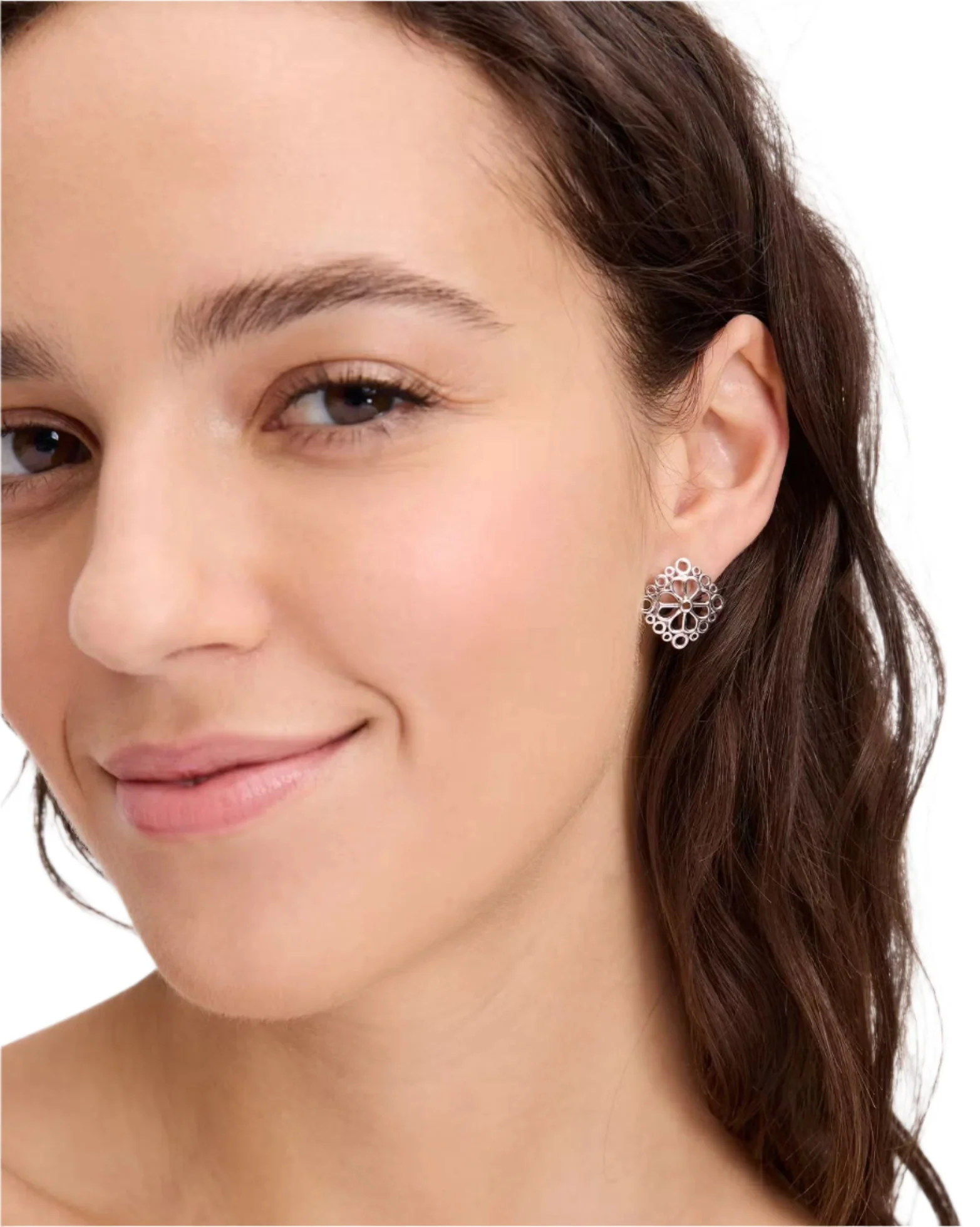 Kate Spade Spade Flower Lace Stud Earrings - Image 3