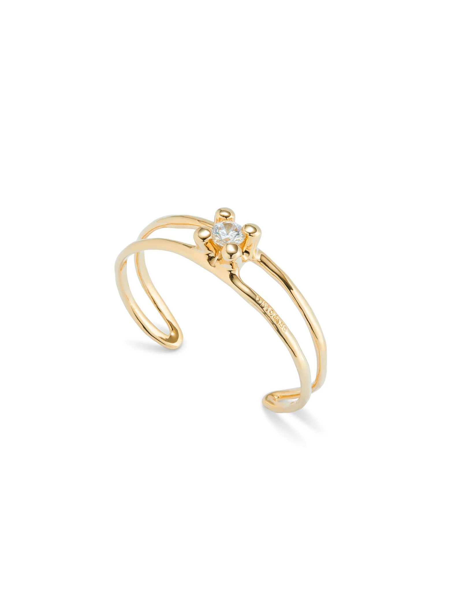UNOde50 Spiritual Gold-Plated Bangle Bracelet - Medium - Image 2