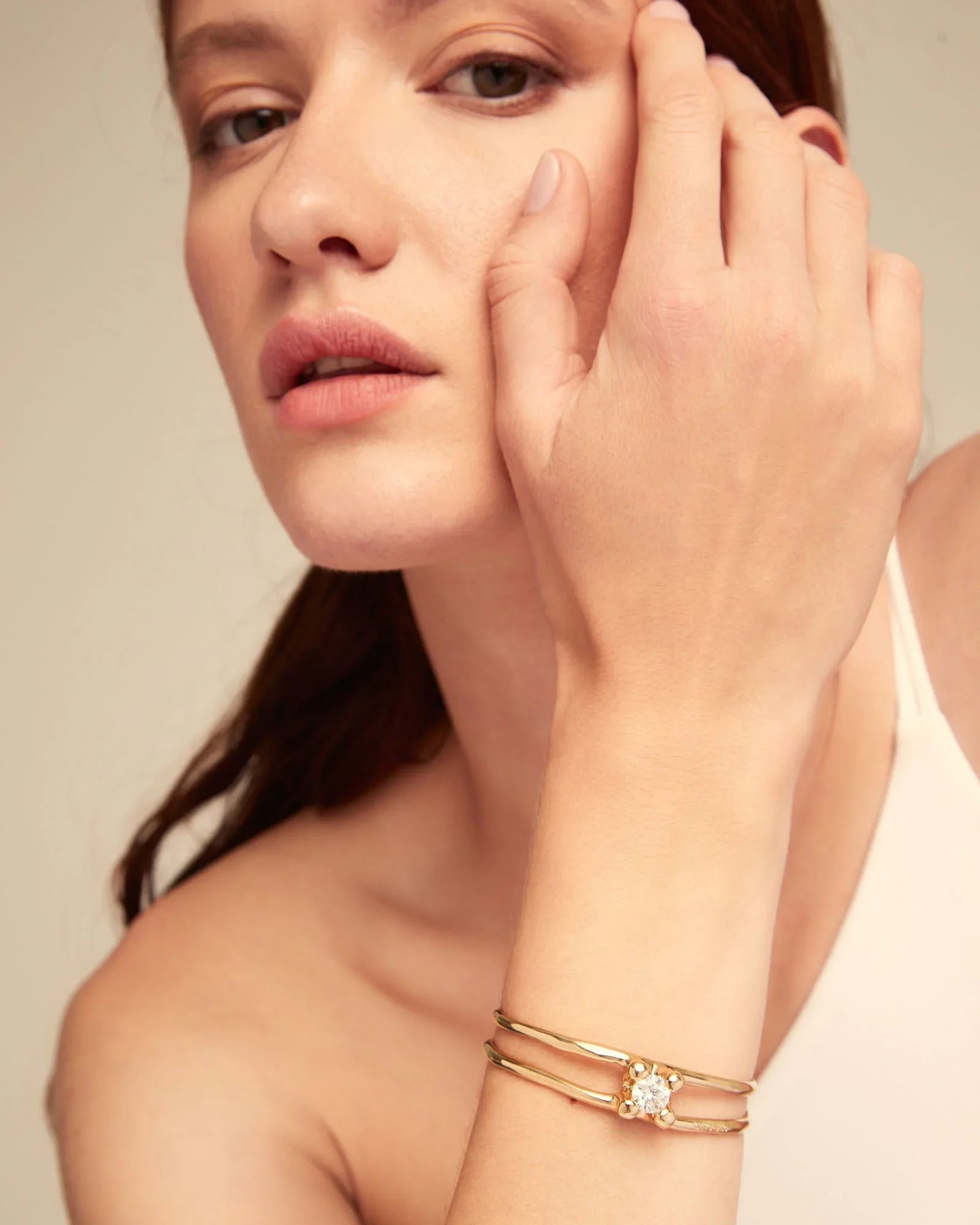 UNOde50 Spiritual Gold-Plated Bangle Bracelet - Medium - Image 3