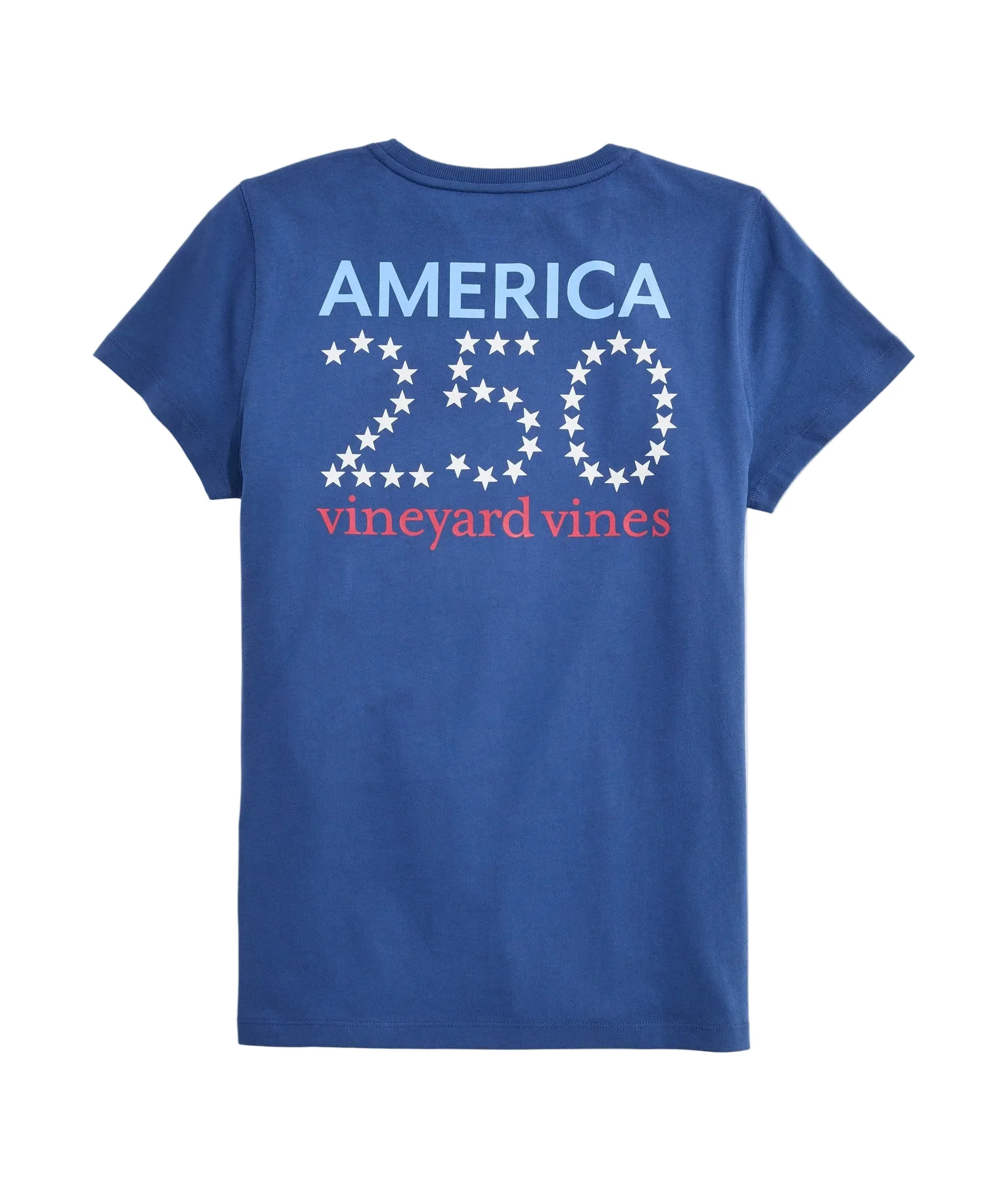 Vineyard Vines Womens 250 Americana Pocket T-Shirt - Image 2