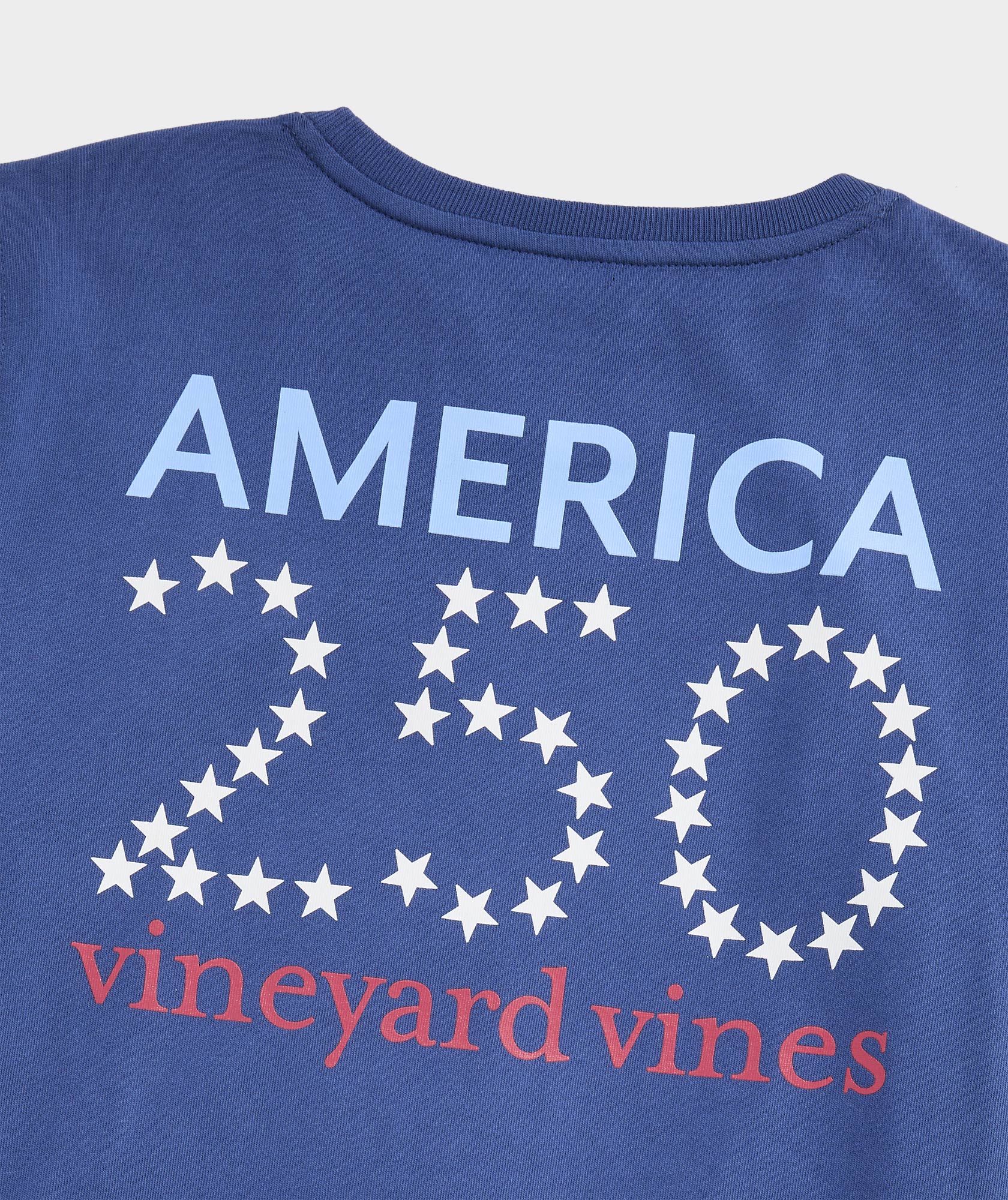 Vineyard Vines Womens 250 Americana Pocket T-Shirt - Image 3