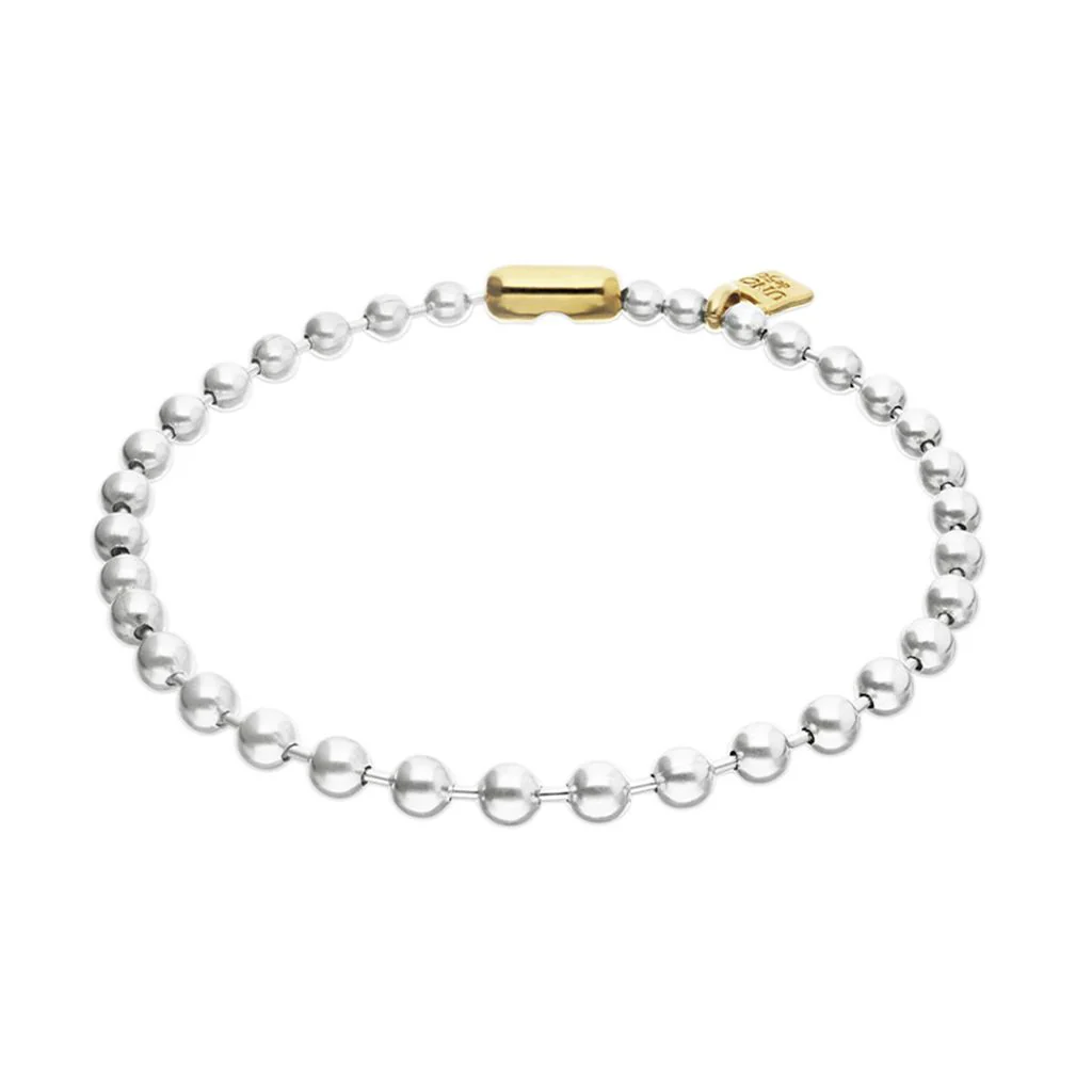 UNOde50 Two Toned Ball & Lock Clasp Necklace - Image 2