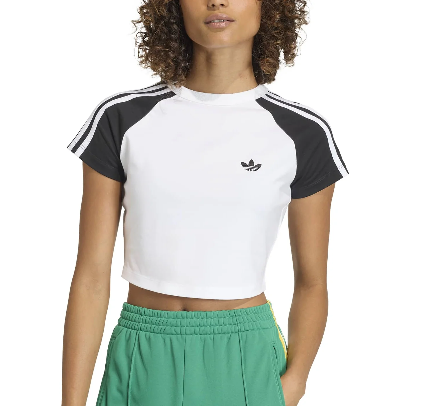 adidas Womens SST Short Sleeve Baby T-Shirt - Image 4