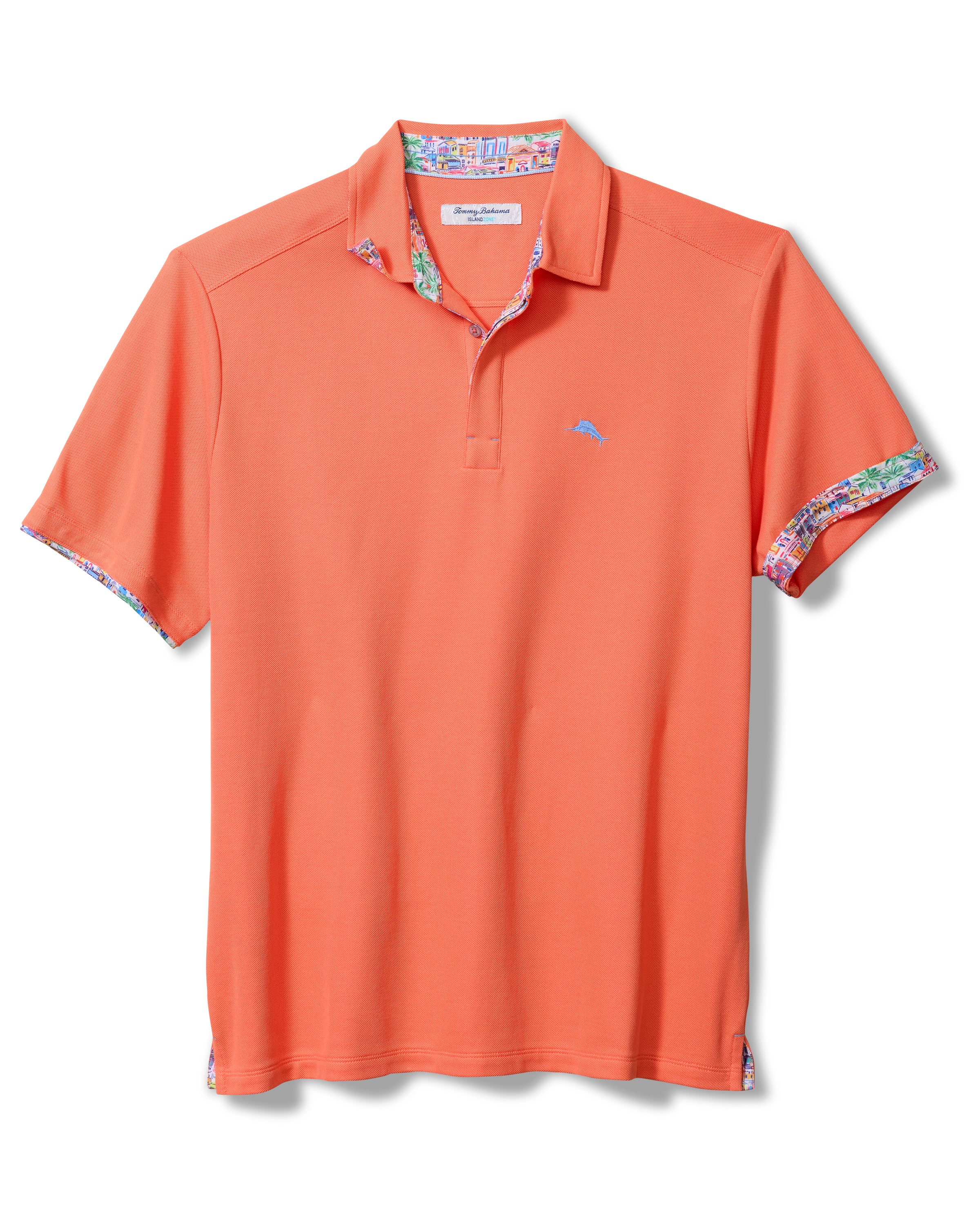 Tommy Bahama Mens Amalfi Views Five O'Clock Short Sleeve Polo Shirt - Image 2