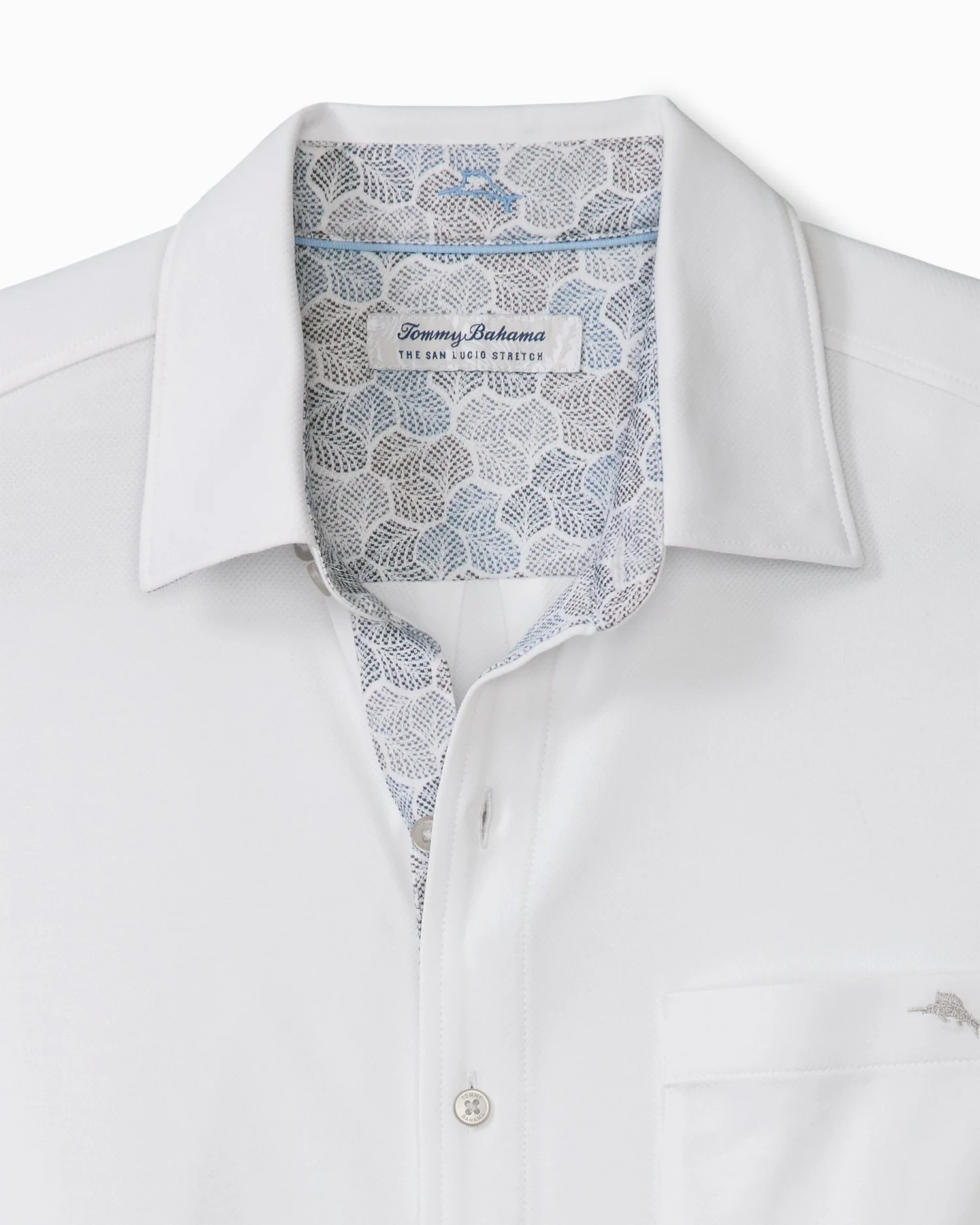 Tommy Bahama Mens San Luco Tri Leaf Geo Happy Hour Button Down Shirt - Image 2