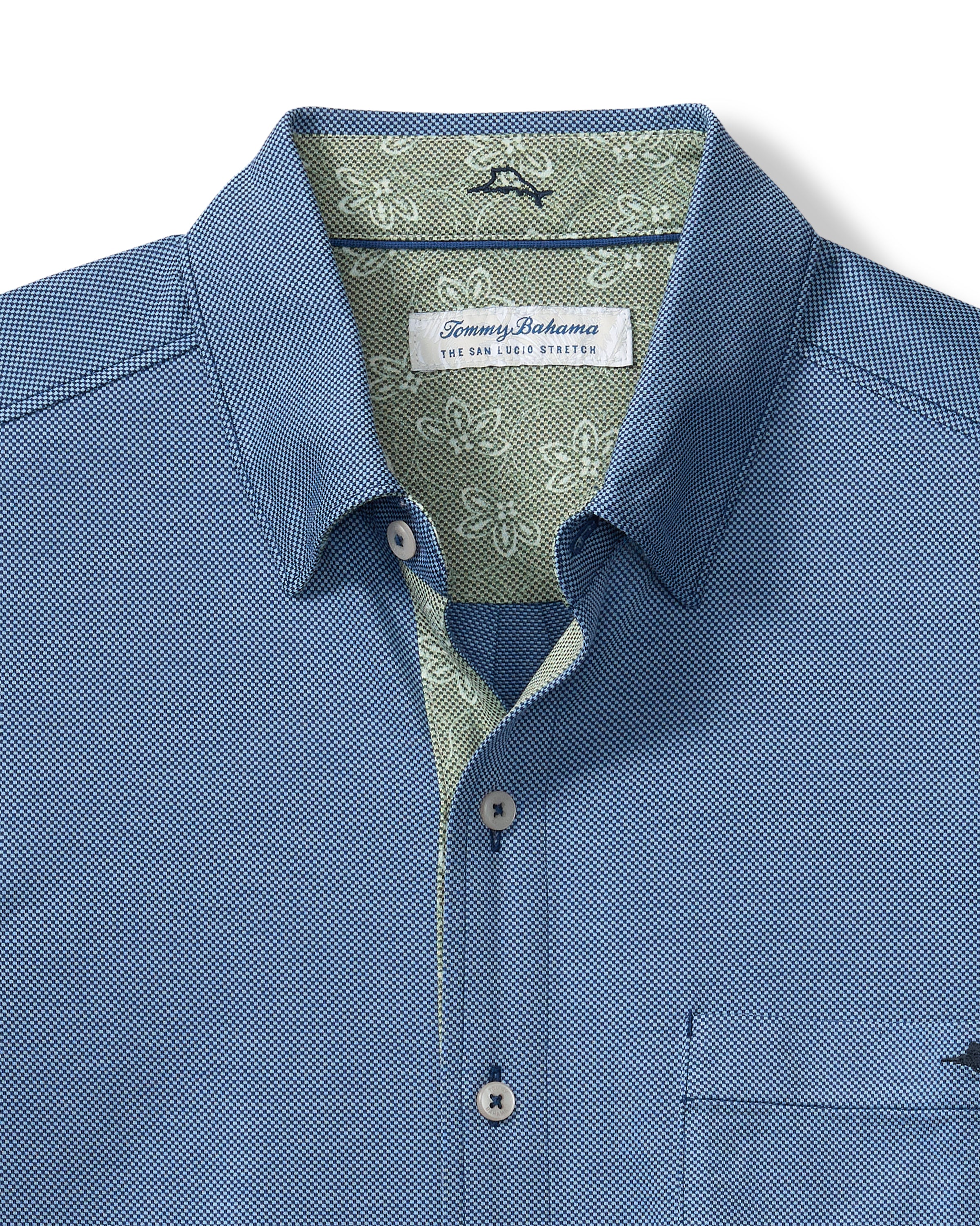 Tommy Bahama Mens San Lucio Lotus Short Sleeve Shirt - Image 2