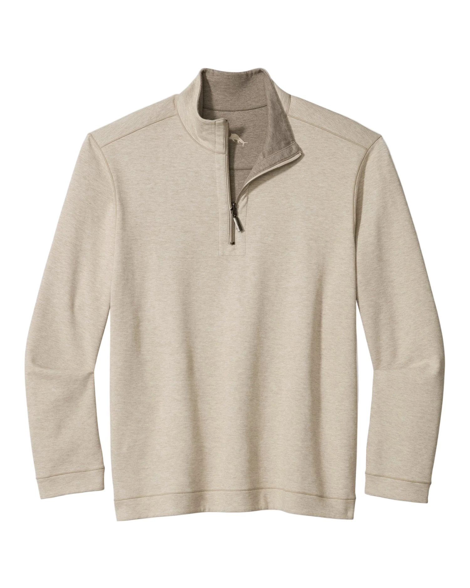 Tommy Bahama Mens Flipview Reversible Half-Zip Sweatshirt - Image 2
