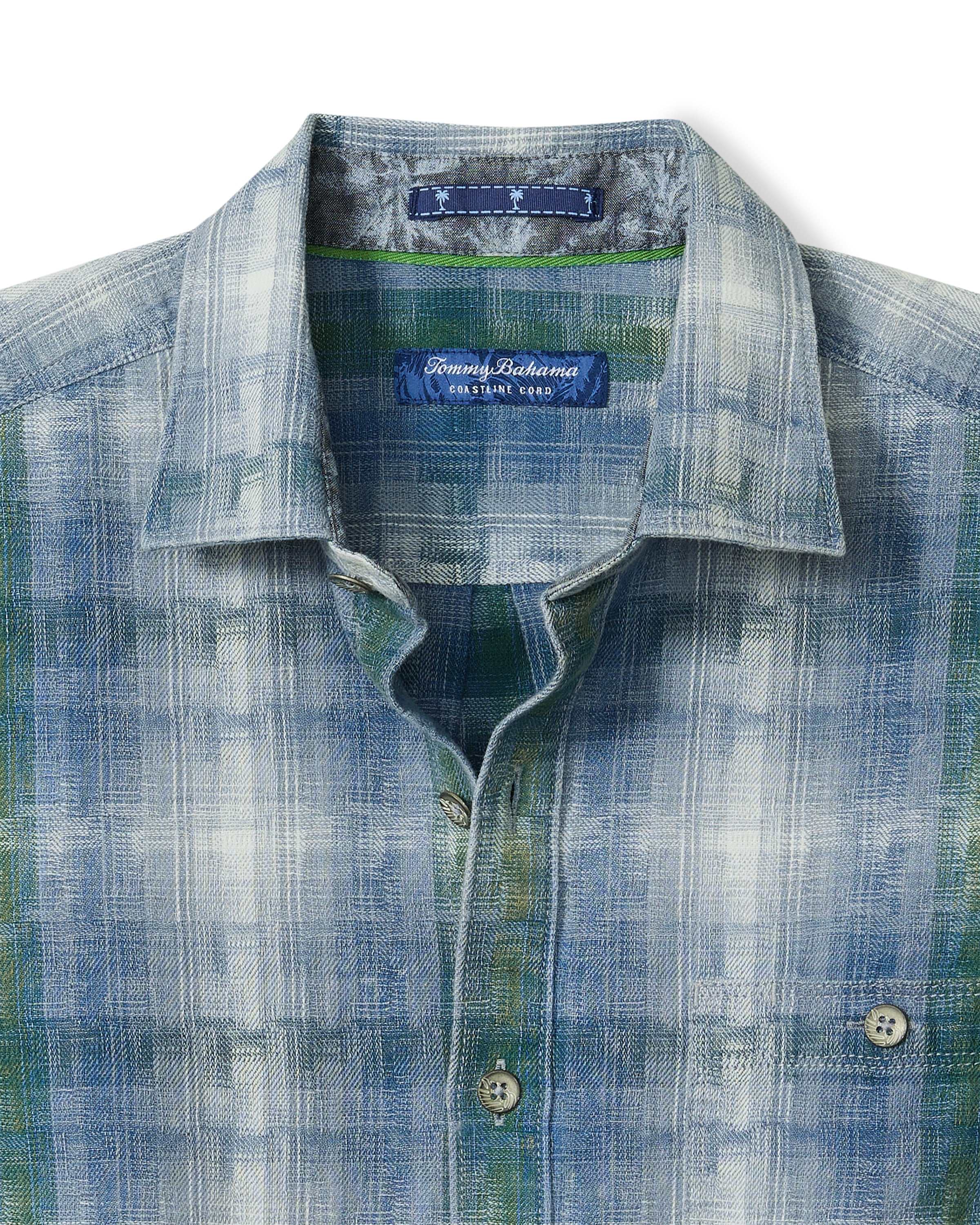 Tommy Bahama Mens Palo Alto Plaid Long Sleeve Shirt - Image 2