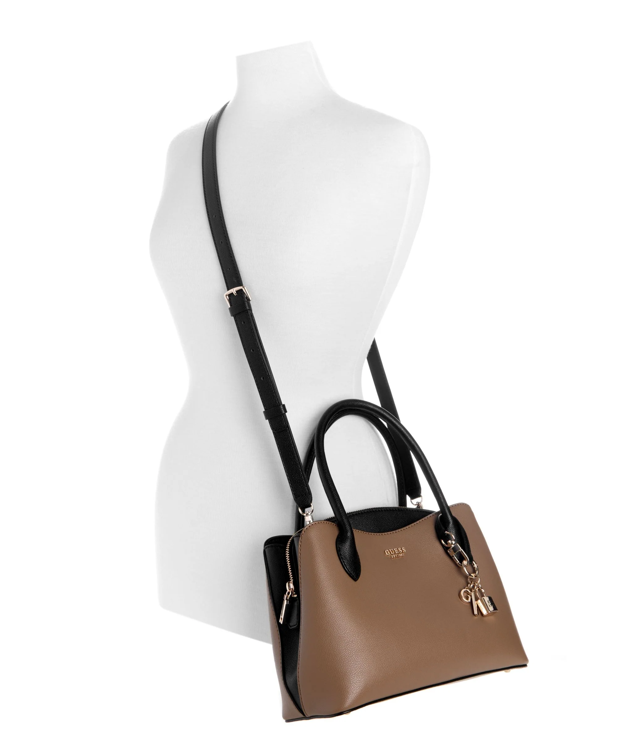 GUESS Bethany Small Girlfriend Satchel Handbag - Image 5