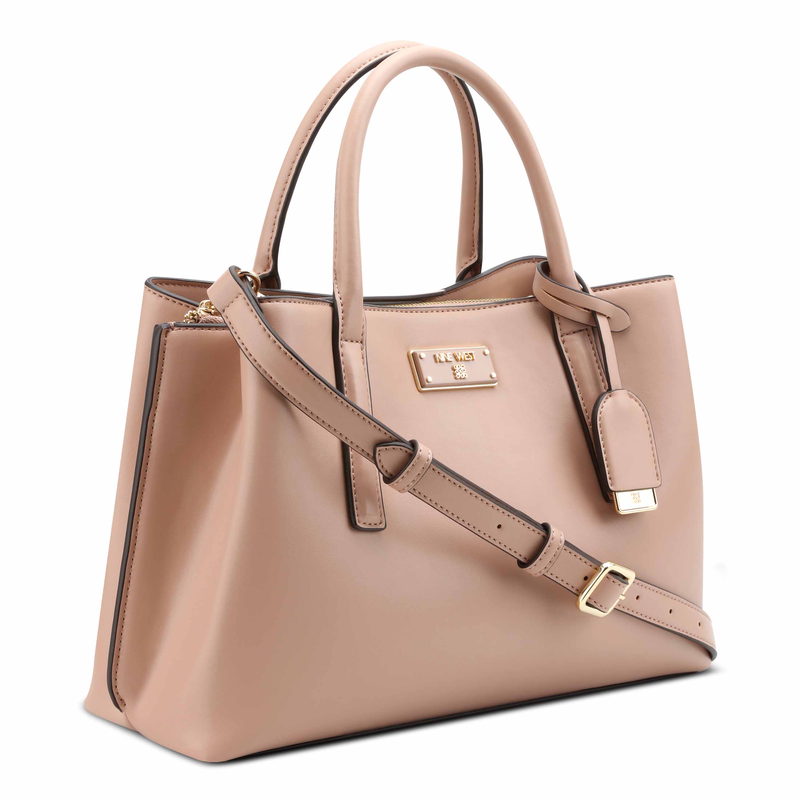 Nine West Leonel Triple Compartment Satchel Handbag - Image 2