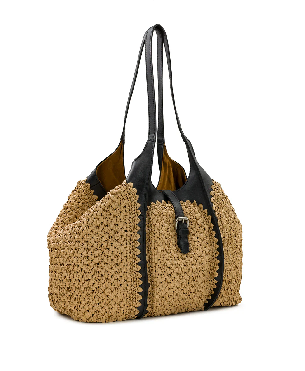 Patricia Nash Santorini Woven Satchel Handbag - Image 3