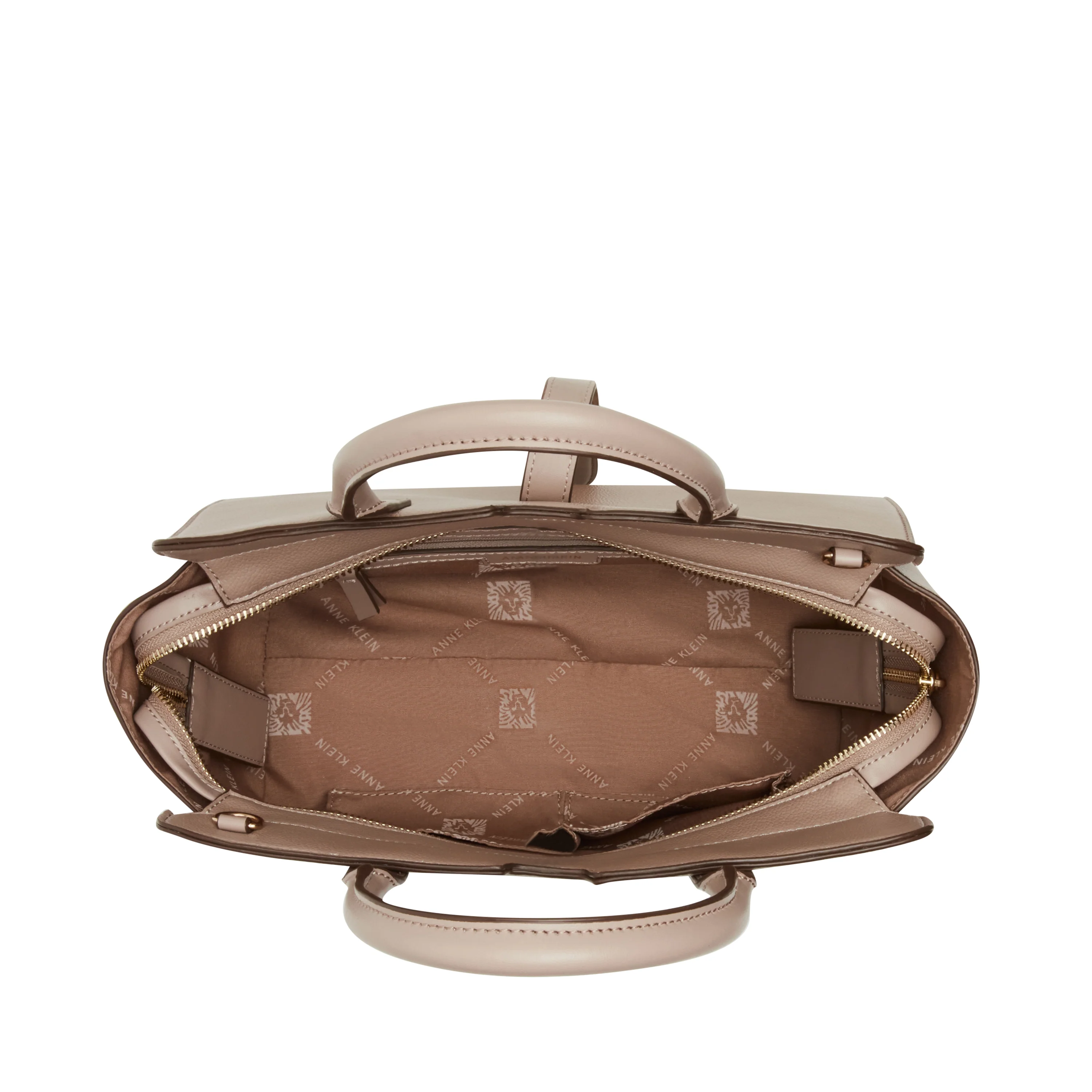 Anne Klein Sculpted Buckle Satchel Handbag - Image 4