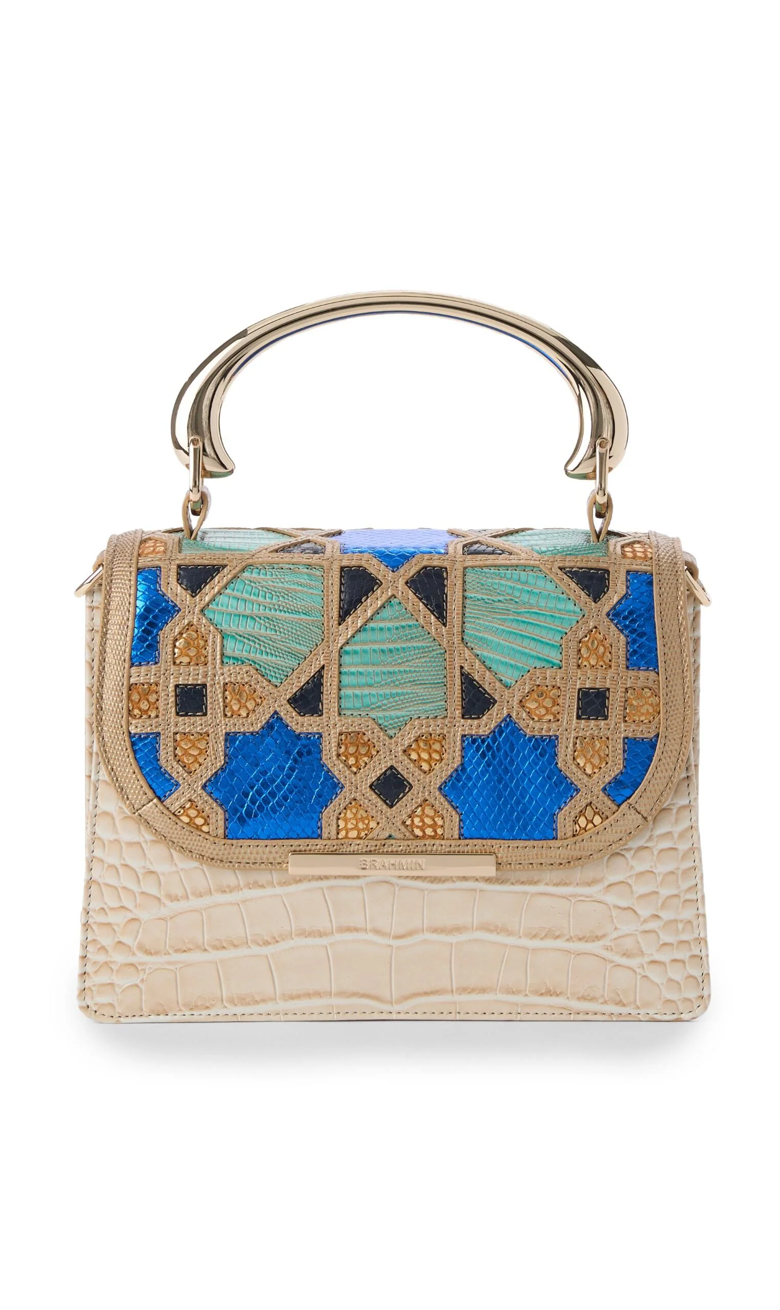 BRAHMIN Small Hallie Satchel Handbag