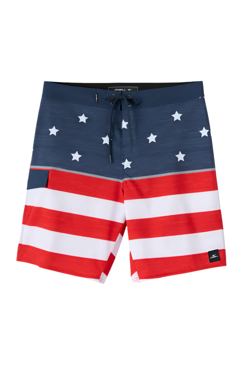 O'Neill Mens Lennox USA 20" Boardshorts