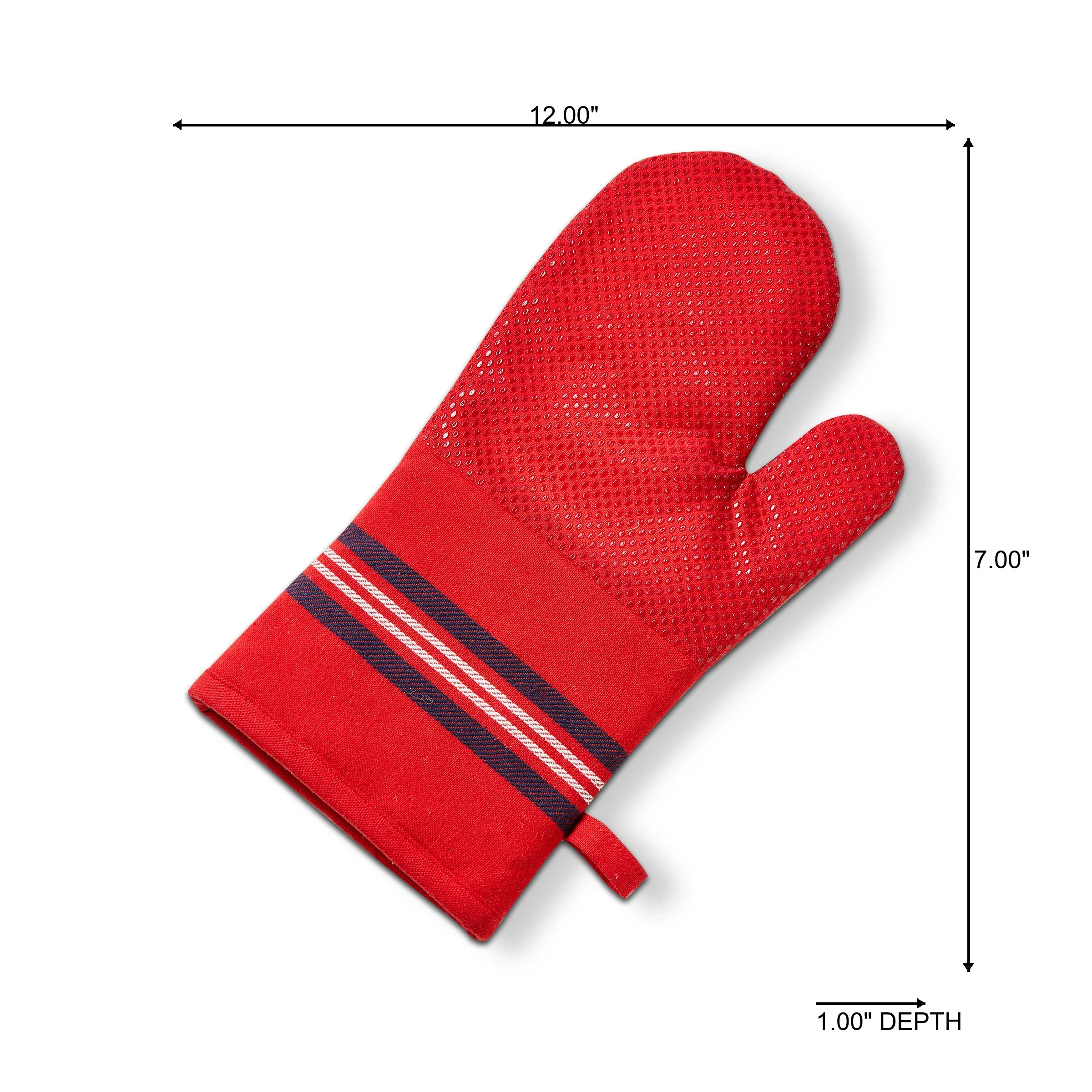 tag Summer Stripe Silicone Oven Mitt - Image 2