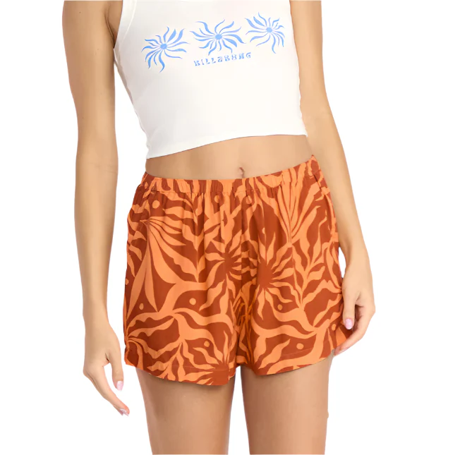 Billabong Womens Sun Fade Printed Shorts - Image 3