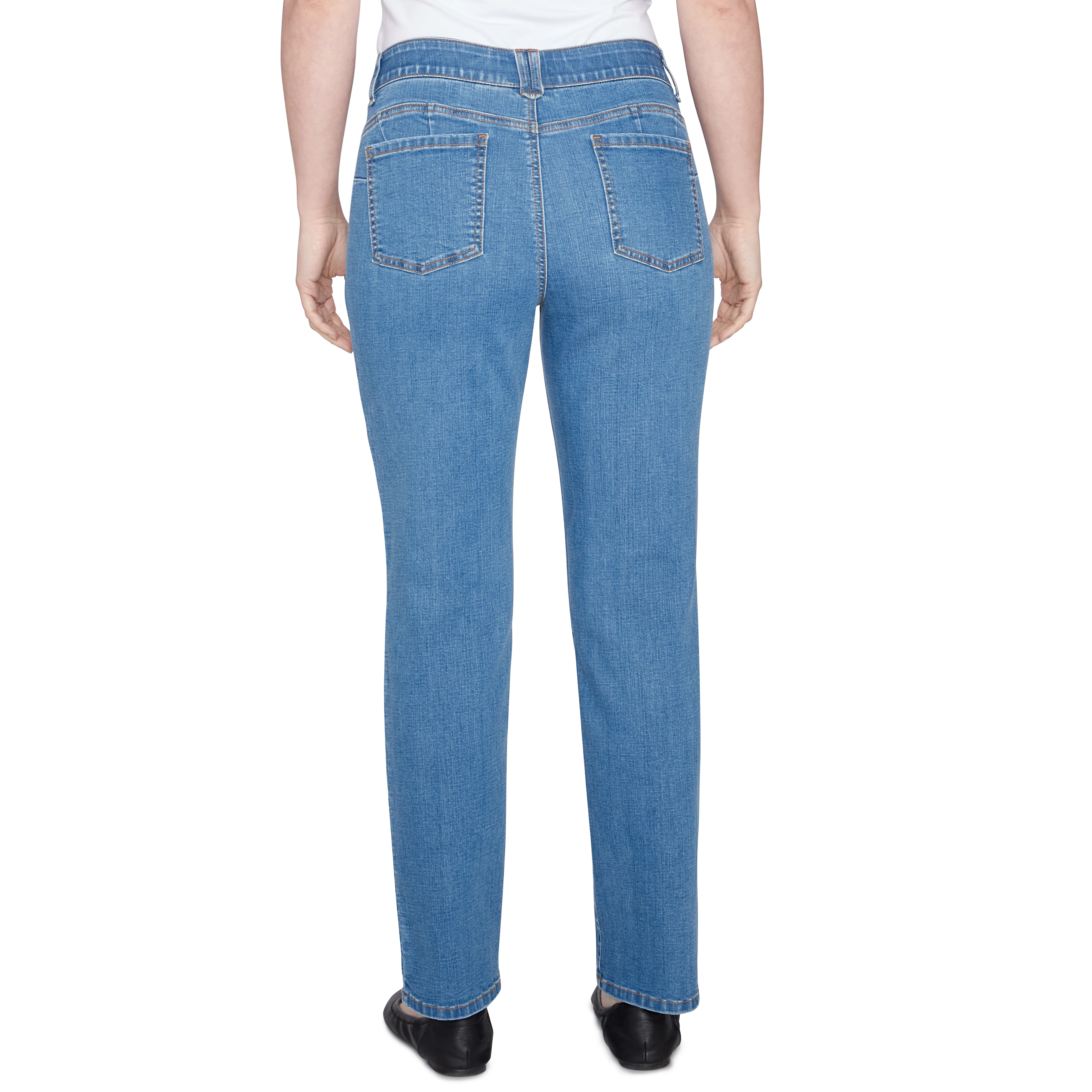 Ruby Rd. Womens Super Soft Denim Pants - Image 3