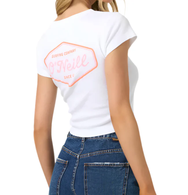 O'Neill Womens Back To Basics Short Sleeve T-Shirt - Image 2