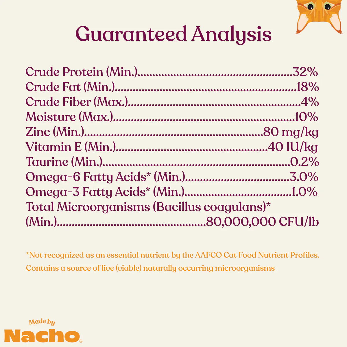 Made By Nacho Bone Broth Infused Kibble Sustainably Caught Salmon & Pumpkin Recipe Cat Food - 4 lb. - Image 8
