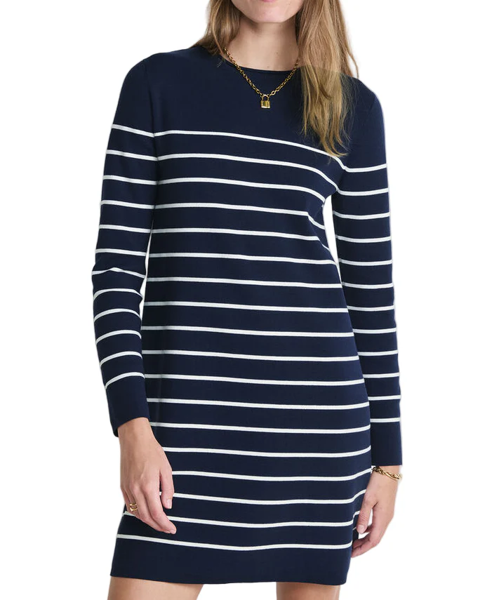 Vineyard Vines Womens Katie Cotton Rollneck Sweater Dress - Image 2