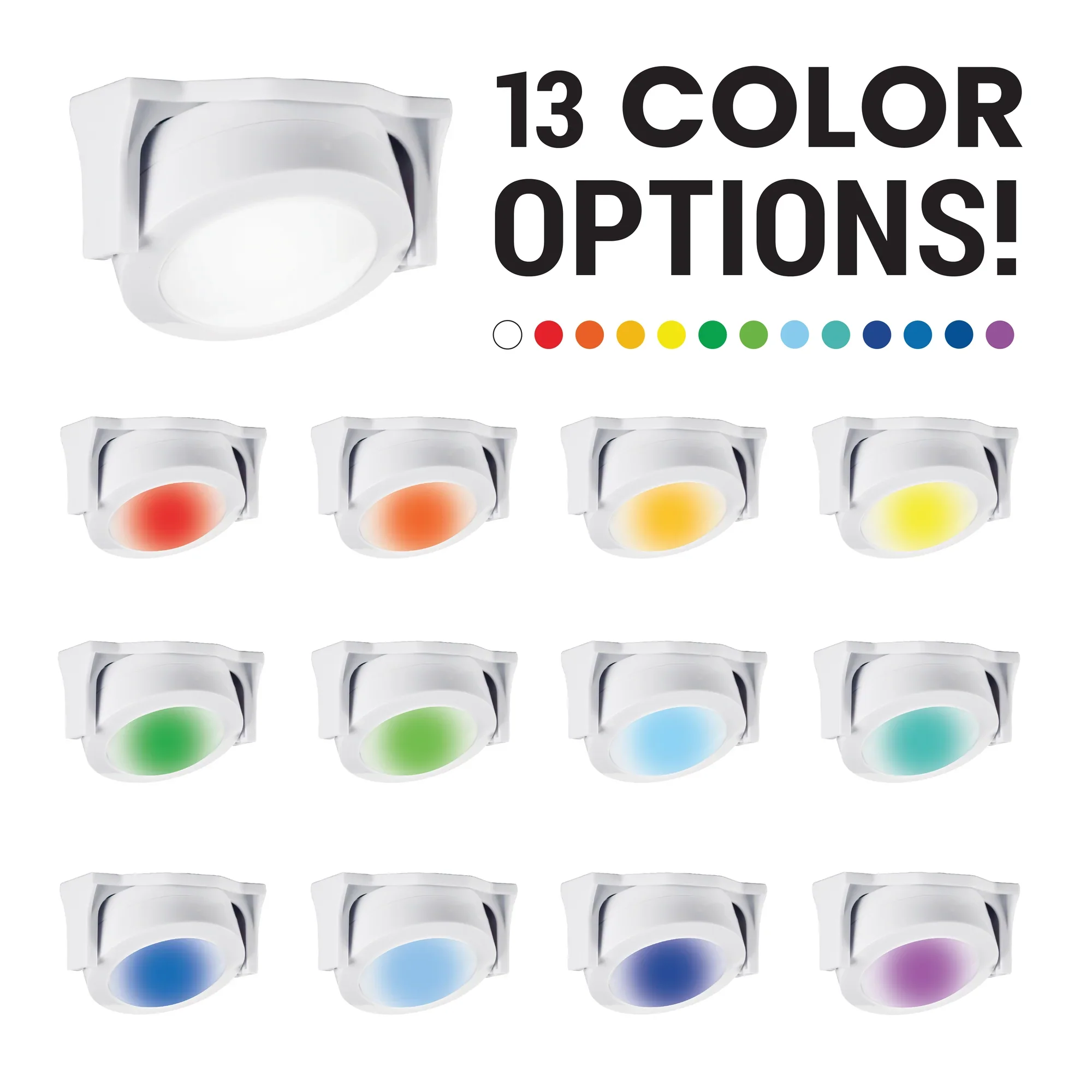 Bell + Howell Color Changing Swivel Lights - 3 Pack - Image 3