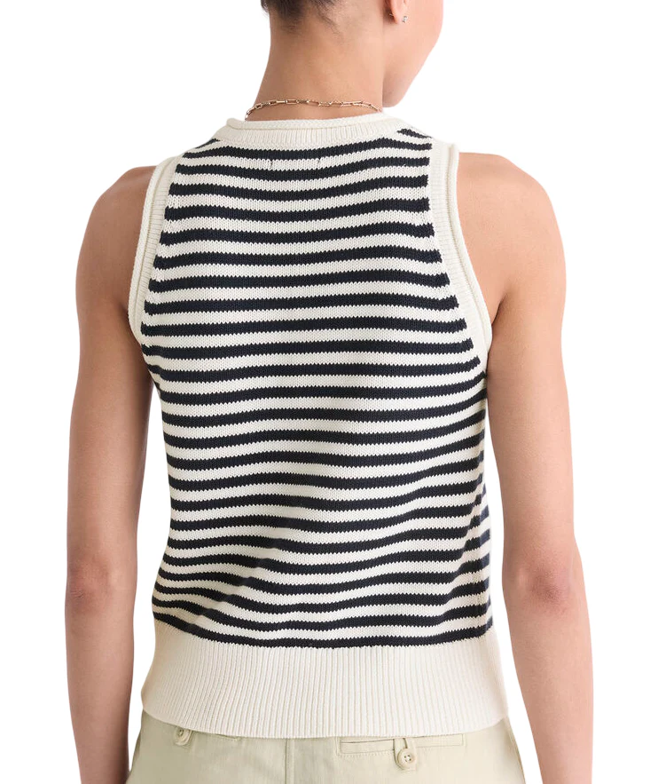 Vineyard Vines Womens Katie Cotton Rollneck Sweater Tank Top - Image 5