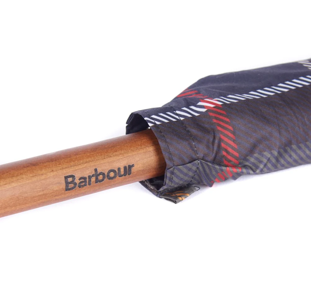 Barbour Tartan Walker Umbrella - Image 2