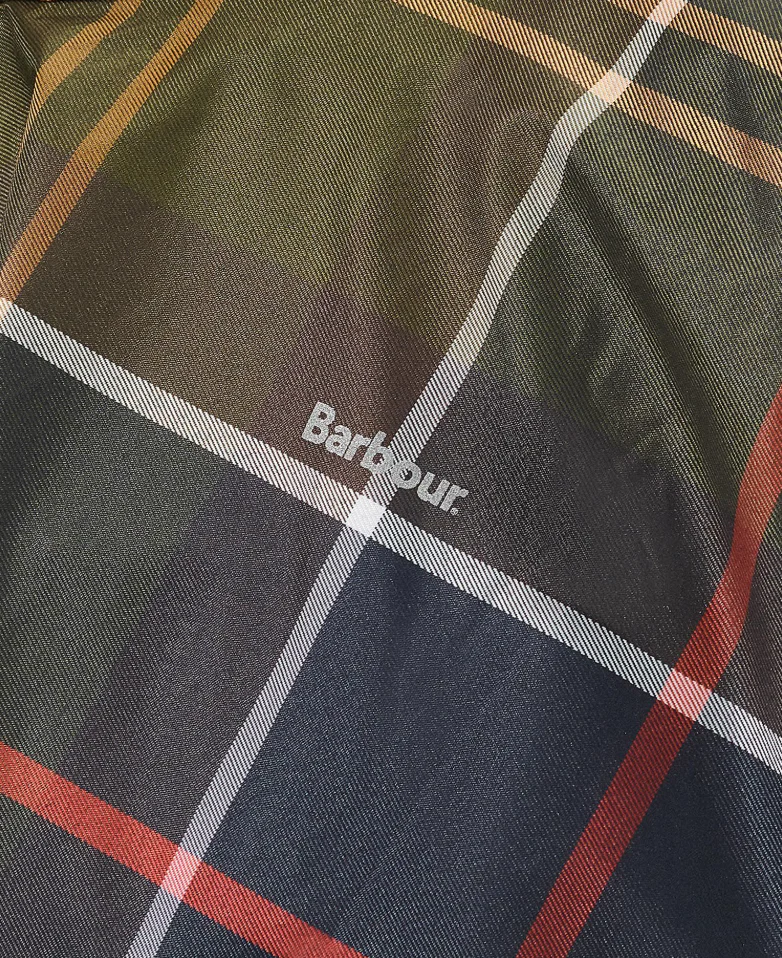 Barbour Tartan Showerproof Poncho - Image 3