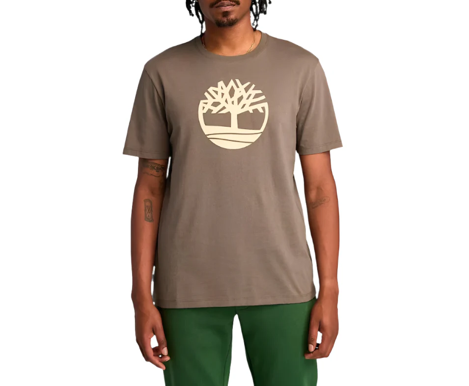 Timberland Mens Kennebec River Tree Logo Short Sleeve T-Shirt - Image 2
