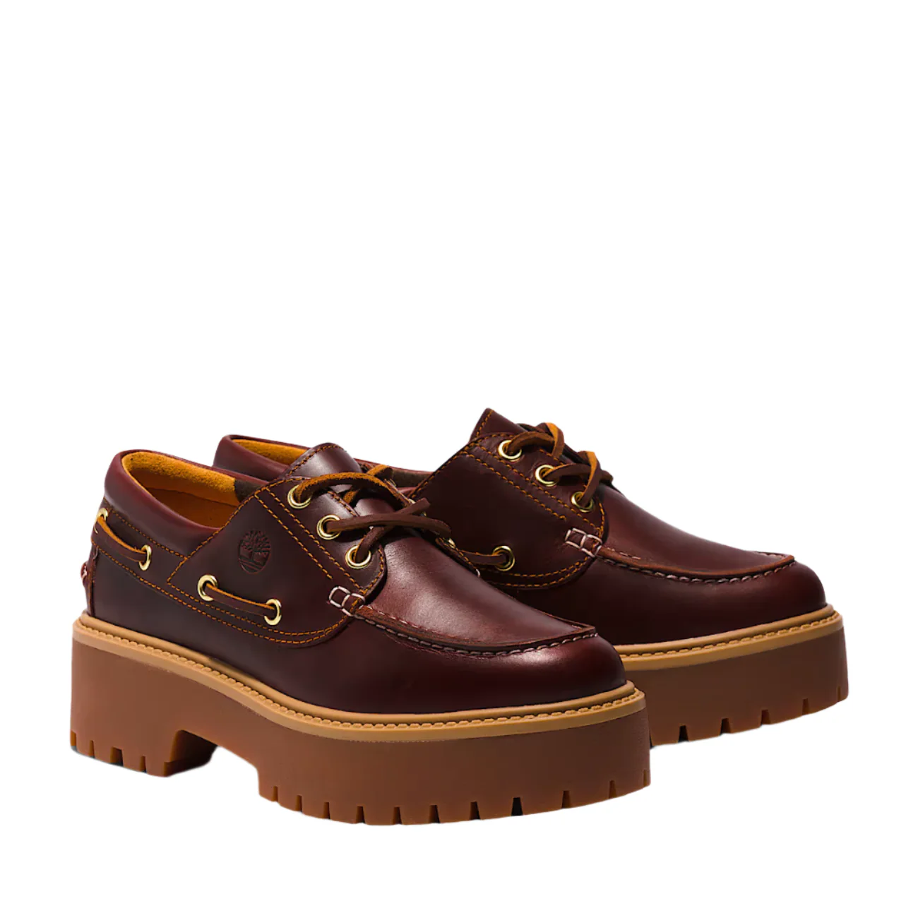 Timberland Womens Stone Street Platform Boat Shoes - Image 2
