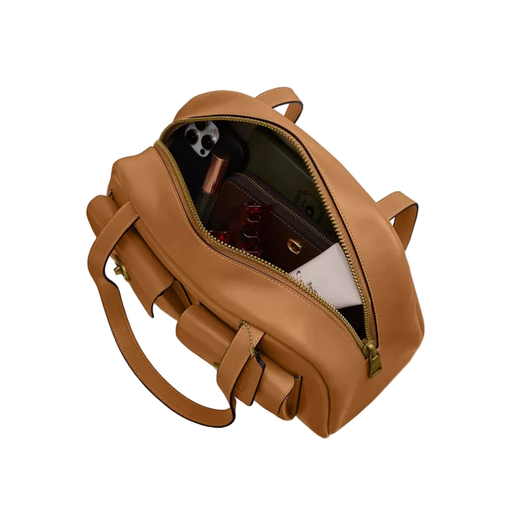 Coach Twin Pocket Shoulder Handbag - Image 6