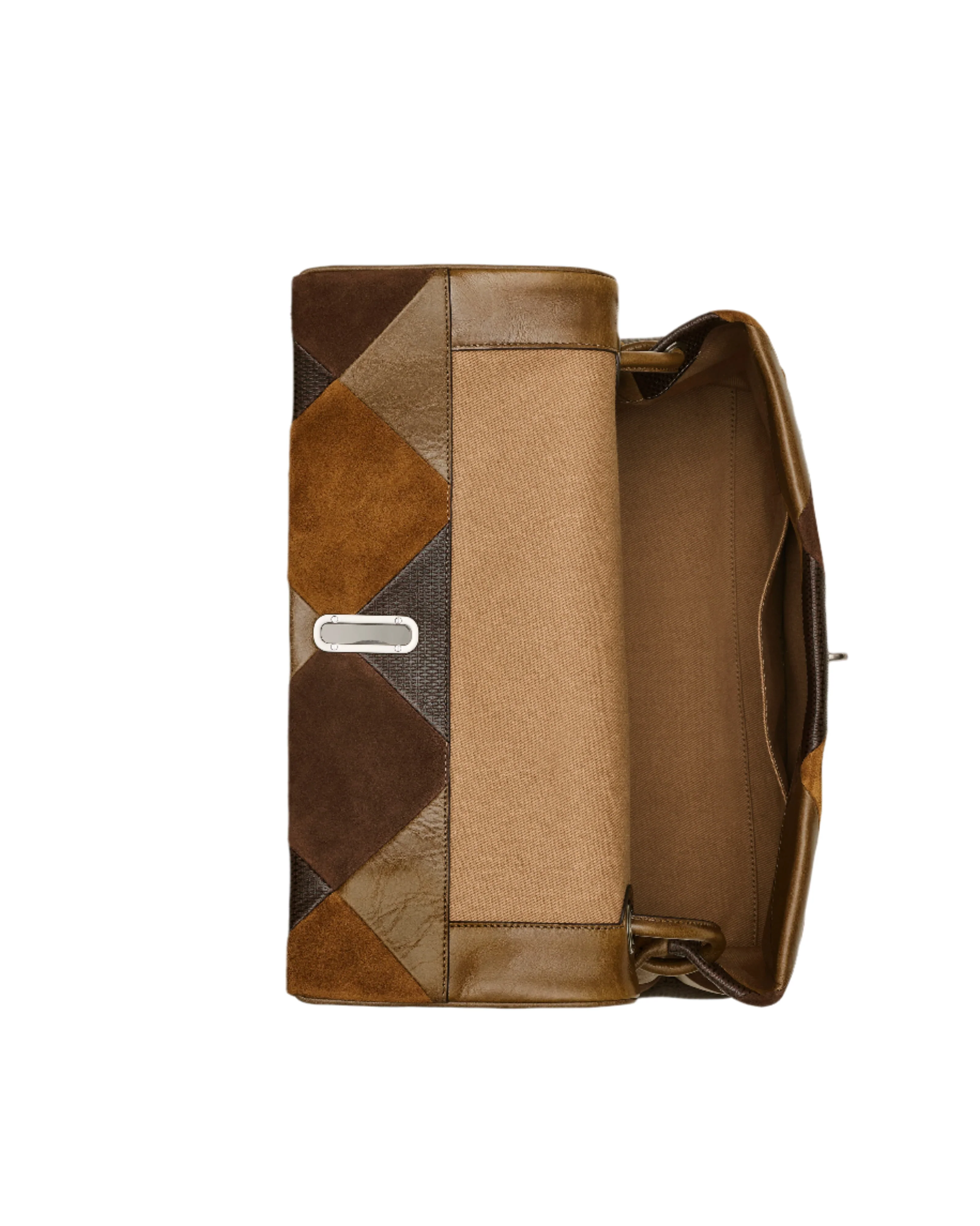 Marc Jacobs The Suede Patchwork Large Dual Handbag - Image 4