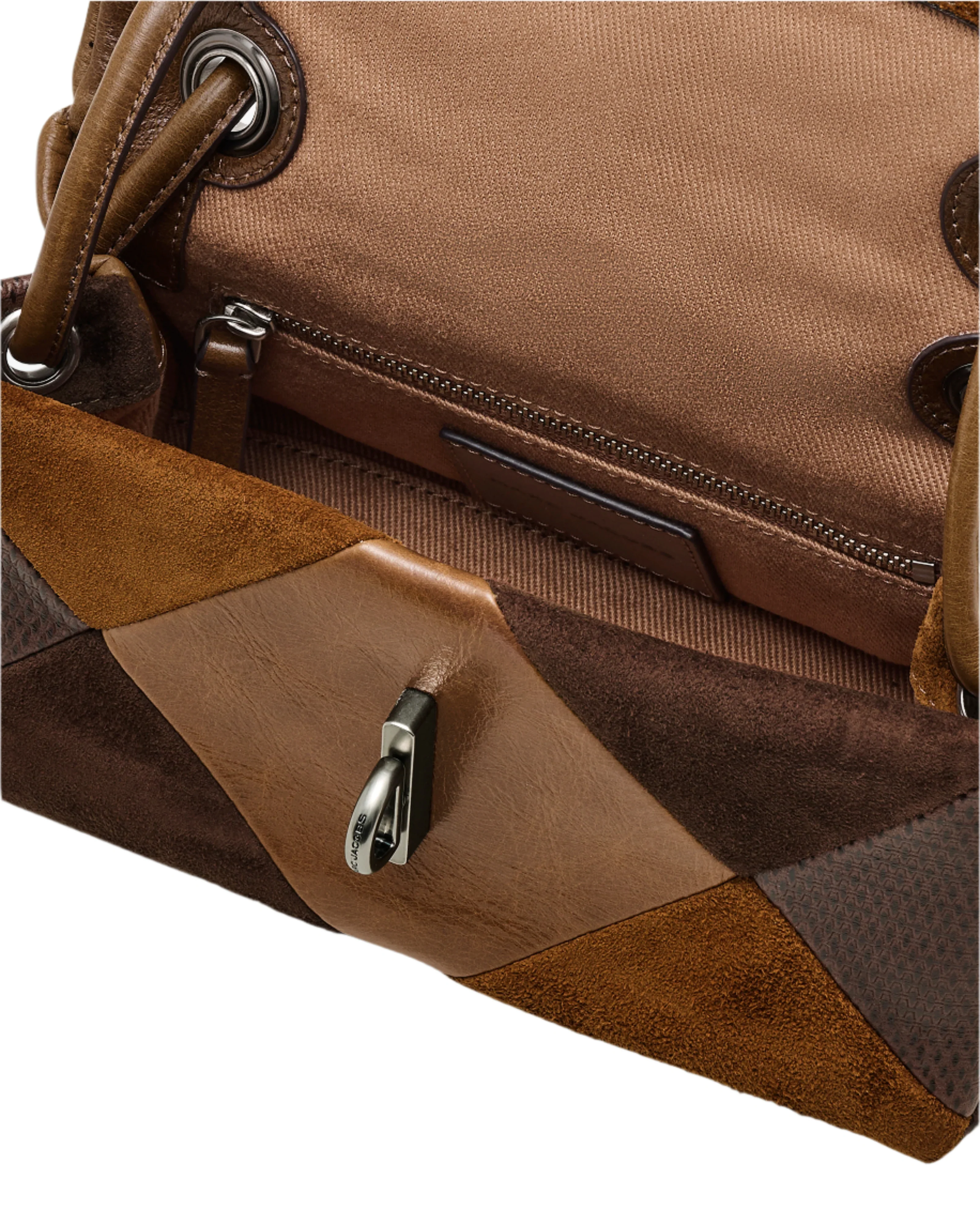 Marc Jacobs The Suede Patchwork Mini Dual Shoulder Handbag - Image 2