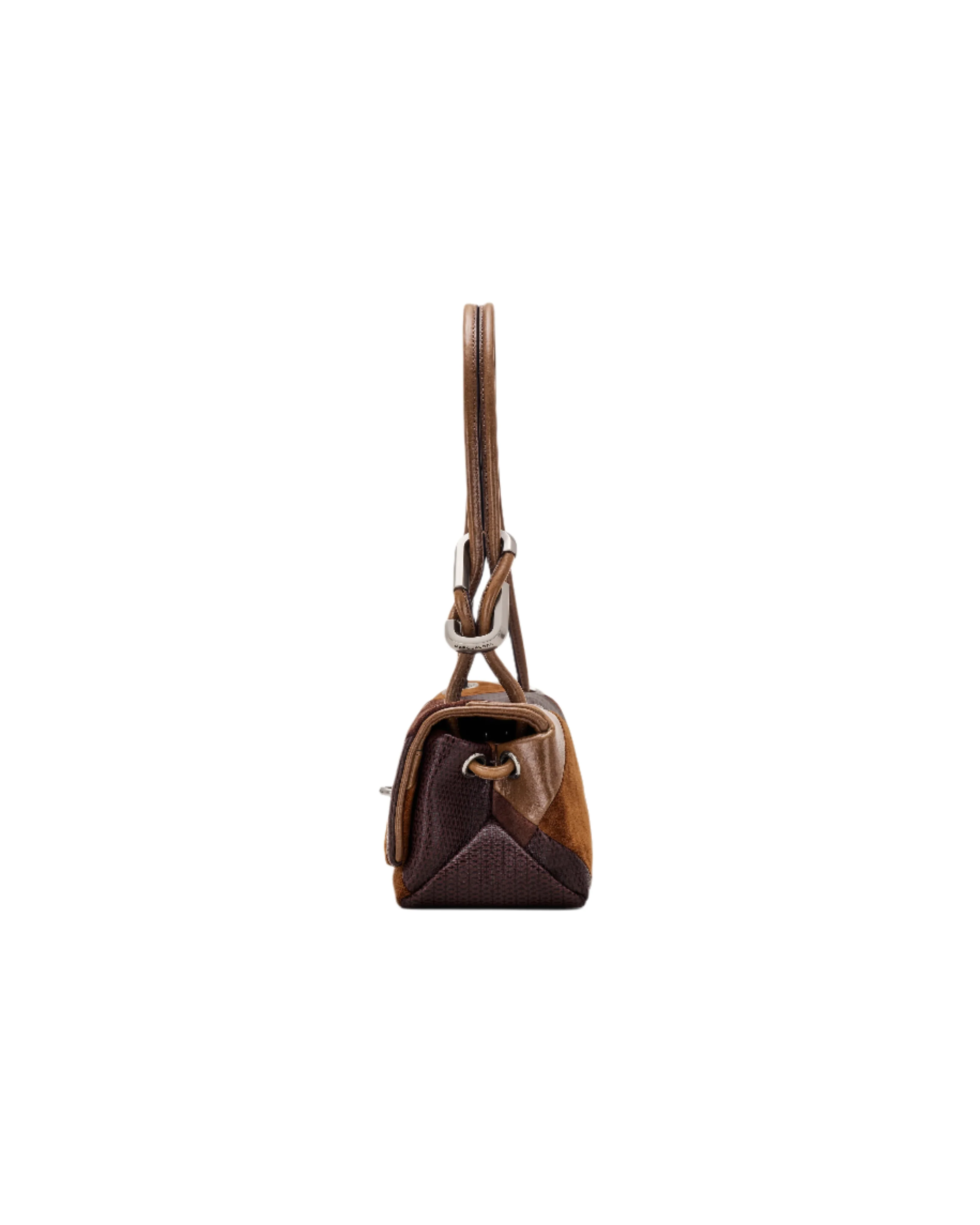 Marc Jacobs The Suede Patchwork Mini Dual Shoulder Handbag - Image 5