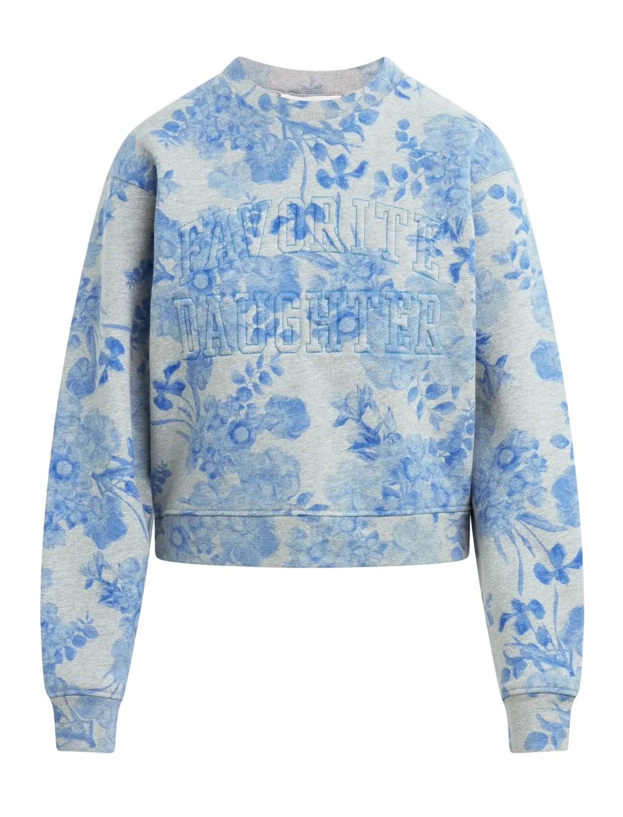 Favorite Daughter Womens The Favorite Classic Embossed Sweatshirt