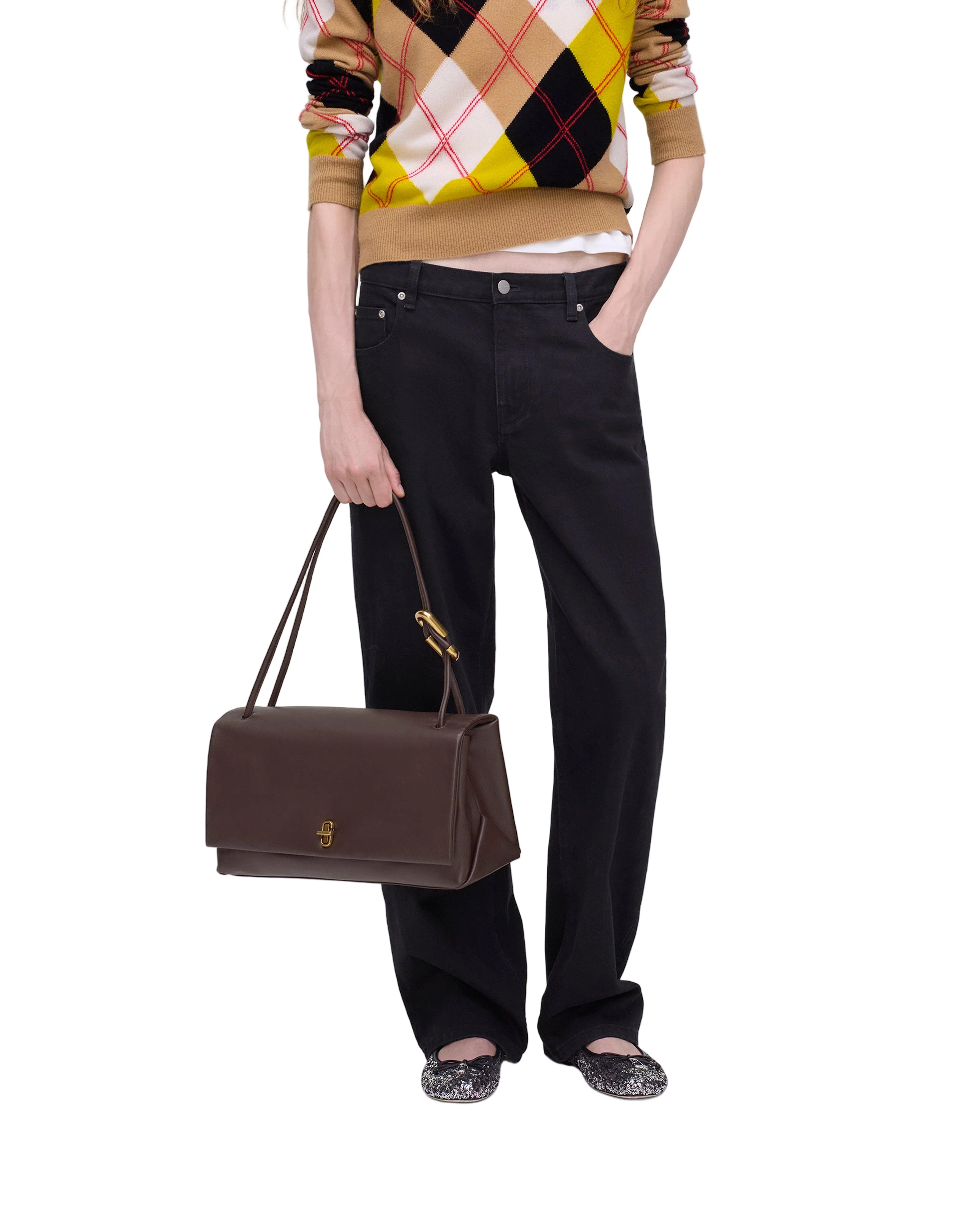 Marc Jacobs The Large Dual Shoulder Handbag - Image 7