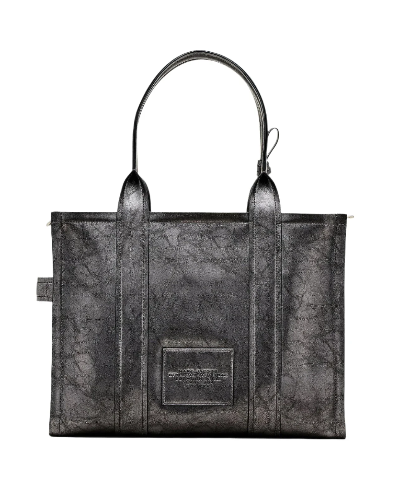 Marc Jacobs The Metallic Distressed Large Tote Handbag - Image 3