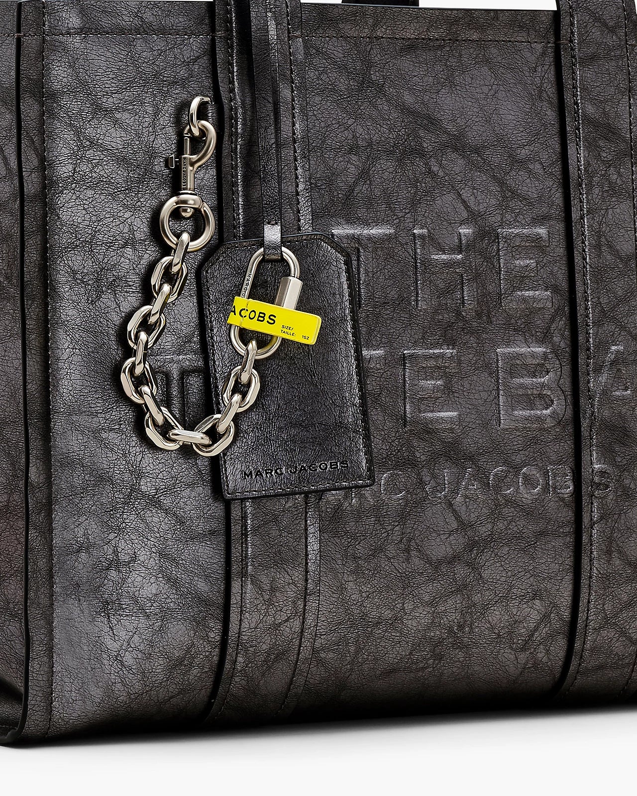 Marc Jacobs The Metallic Distressed Large Tote Handbag - Image 4