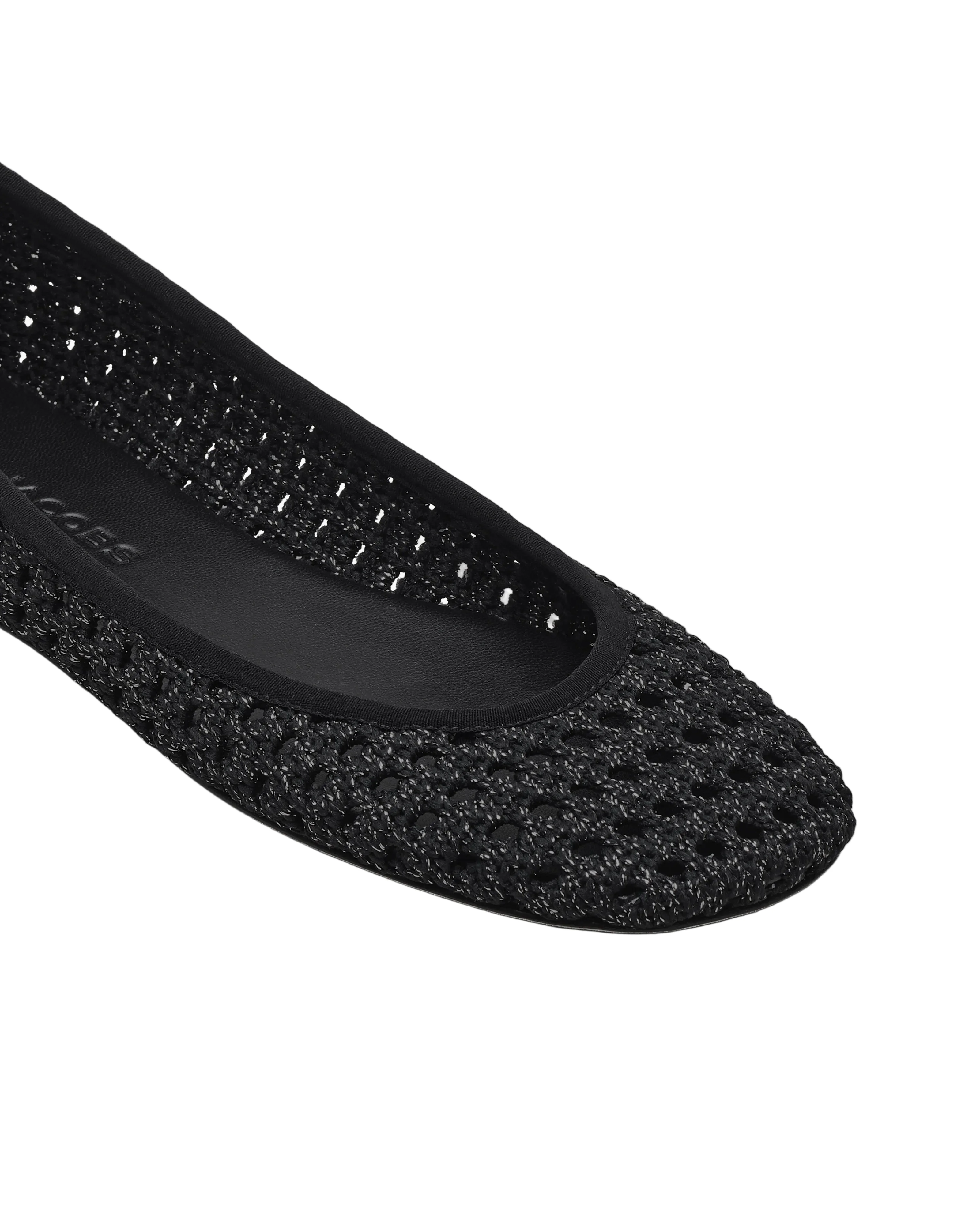 Marc Jacobs Womens The Crochet Lace Up Ballerina Shoes - Image 4
