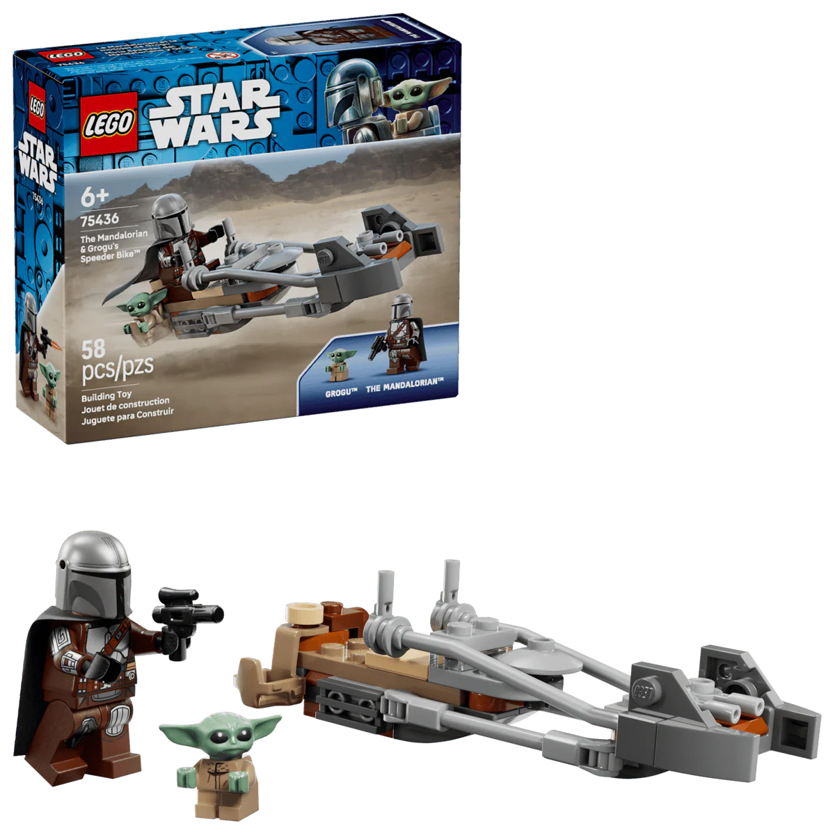 LEGO The Mandalorian & Grogu's Speeder Bike