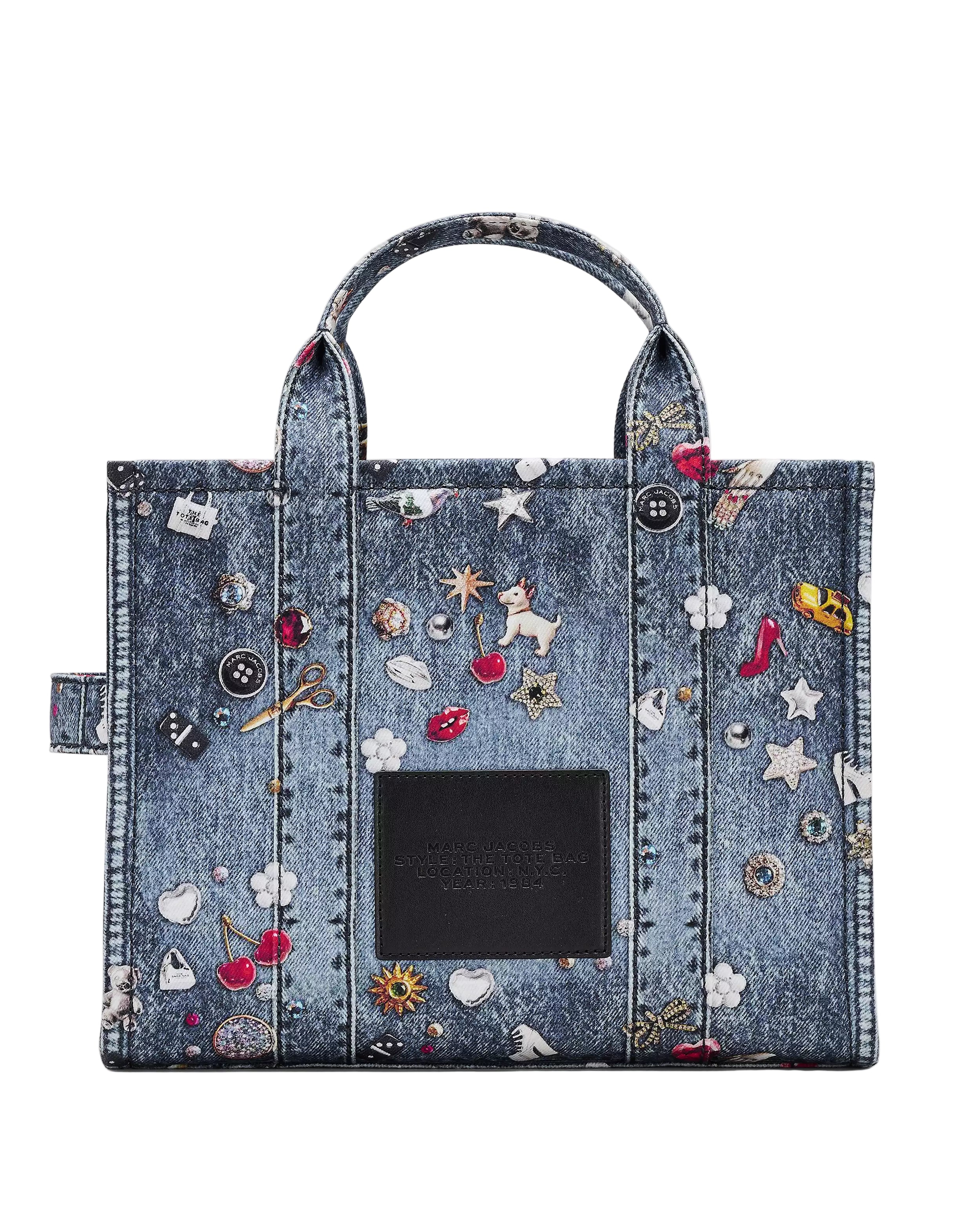 Marc Jacobs The Trompe L'Oeil Trinket Canvas Medium Tote Handbag - Image 2