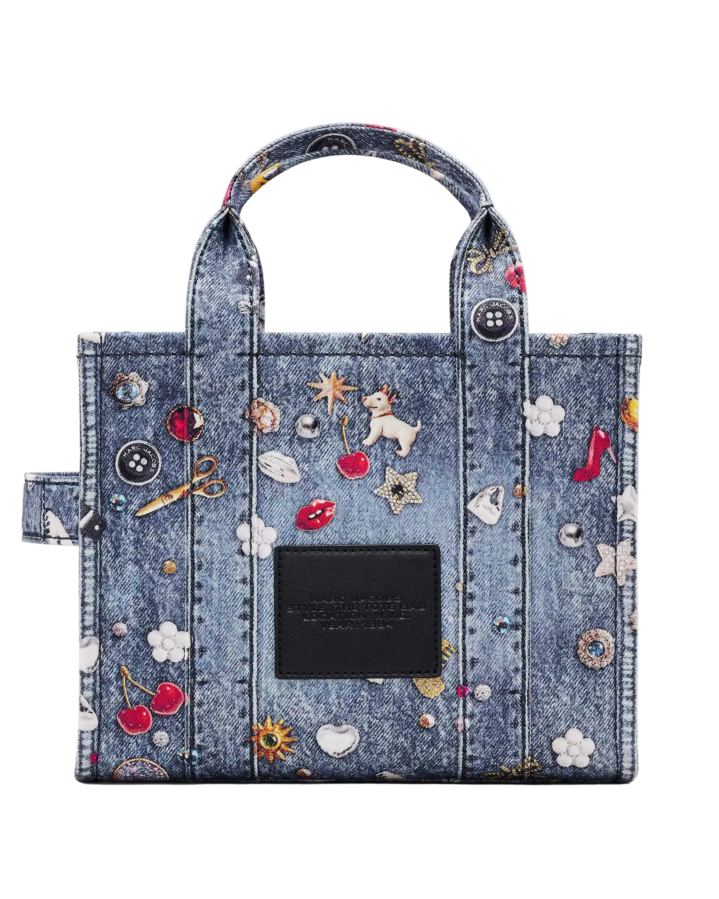 Marc Jacobs The Trompe L'Oeil Trinket Canvas Small Tote Handbag - Image 2