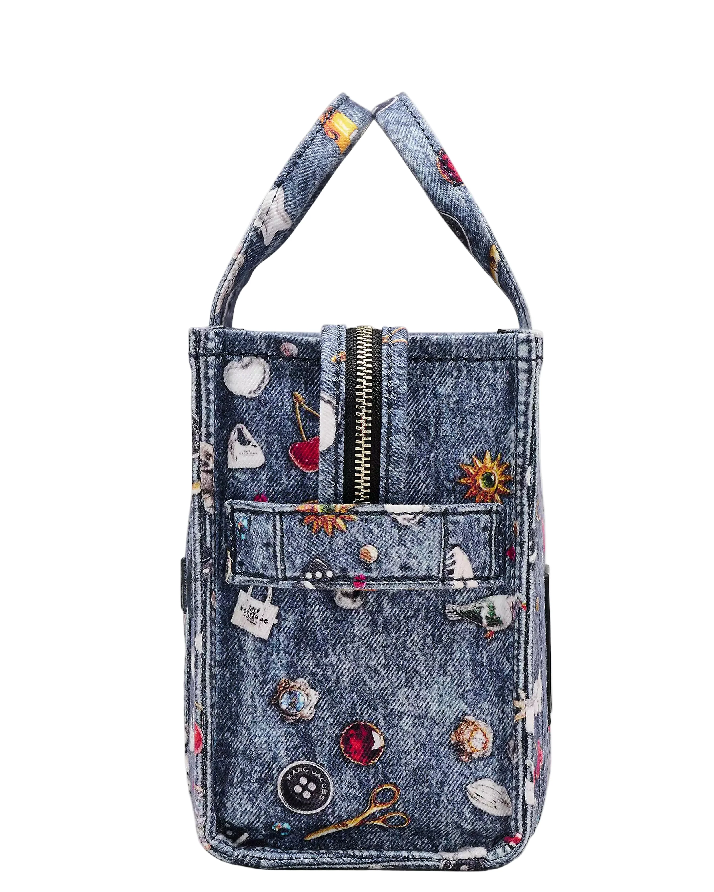 Marc Jacobs The Trompe L'Oeil Trinket Canvas Small Tote Handbag - Image 3