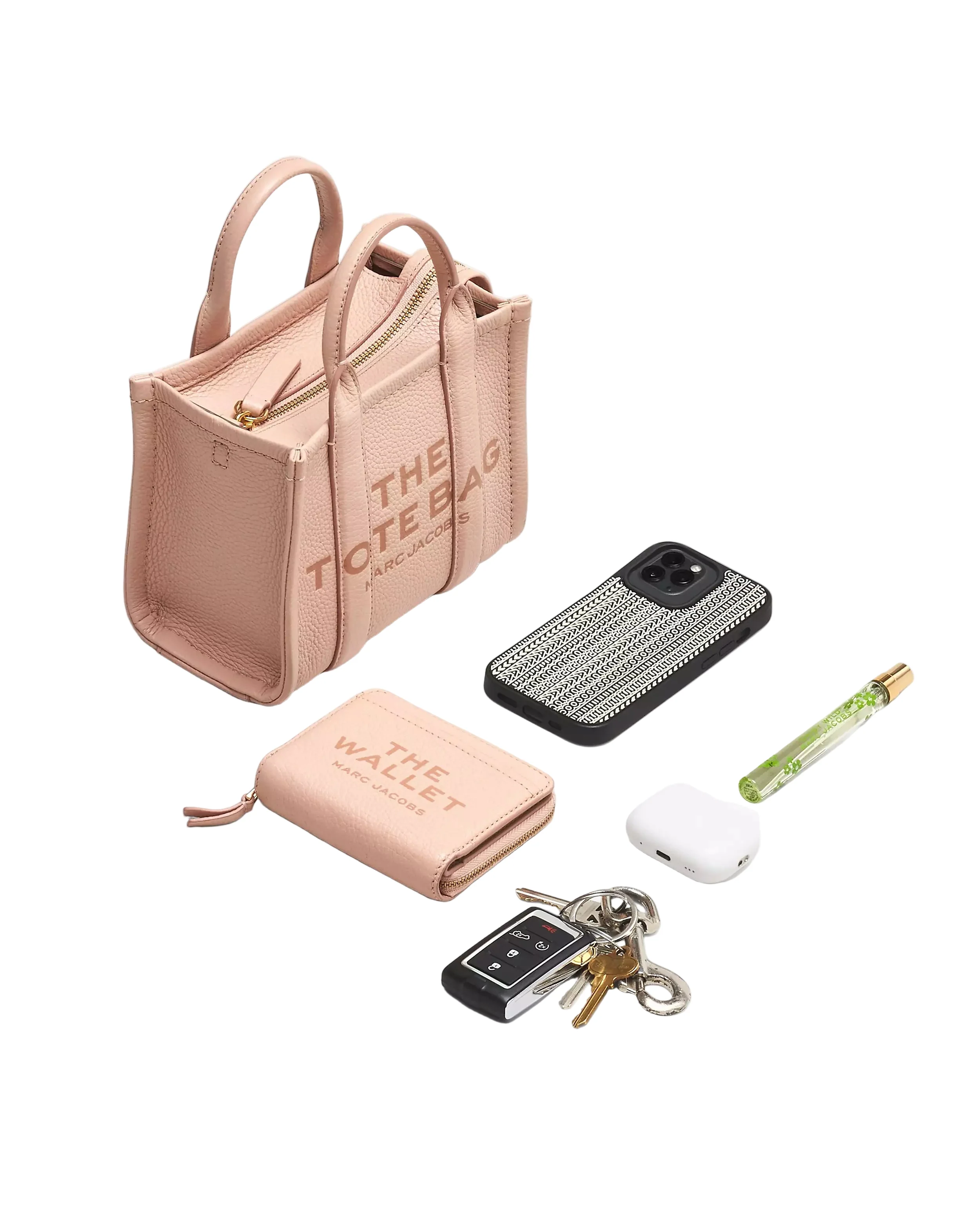 Marc Jacobs The Trompe L'Oeil Trinket Canvas Small Tote Handbag - Image 9